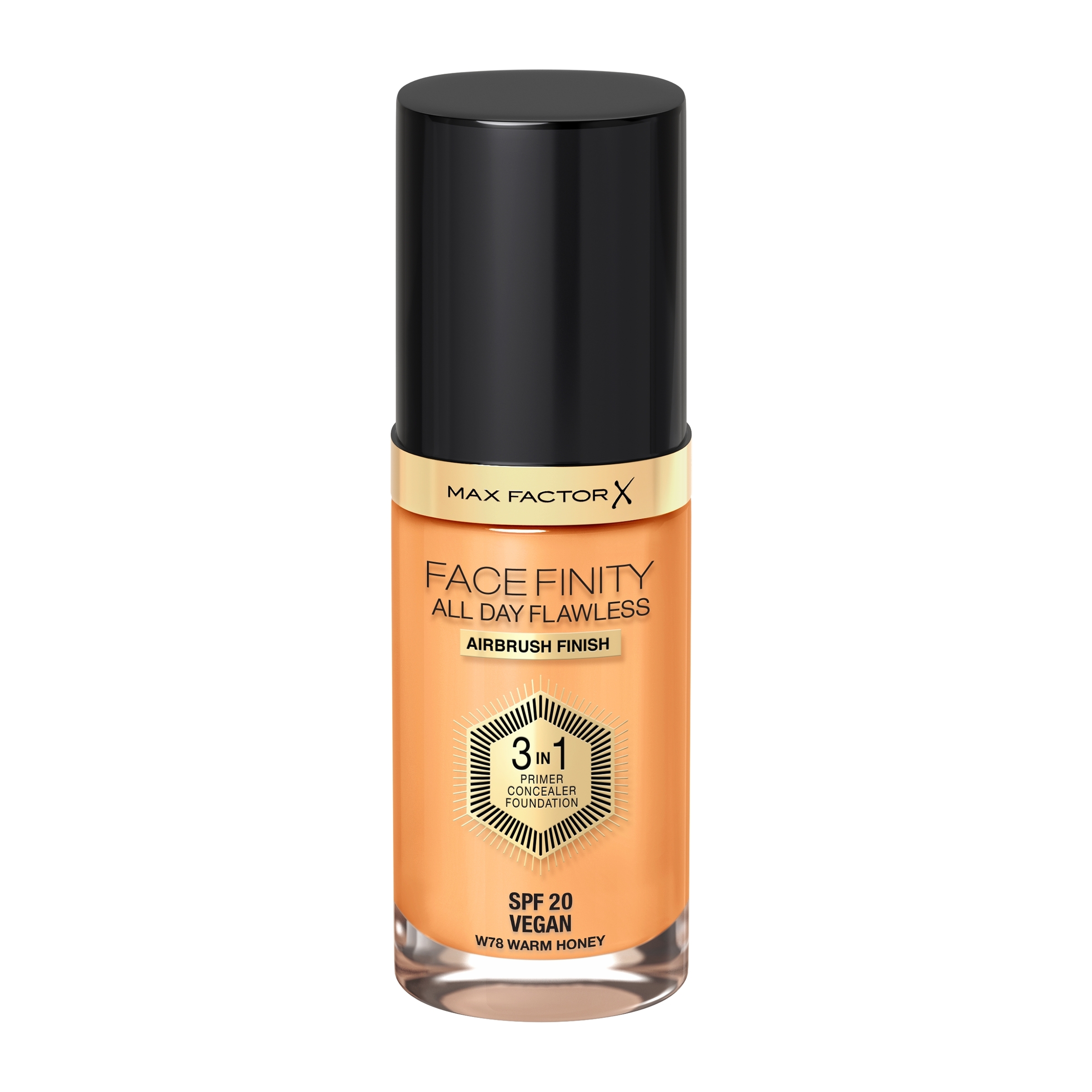 Max Factor Facefinity All Day Flawless D5 Free Foundation Warm Honey 78 - Image 6