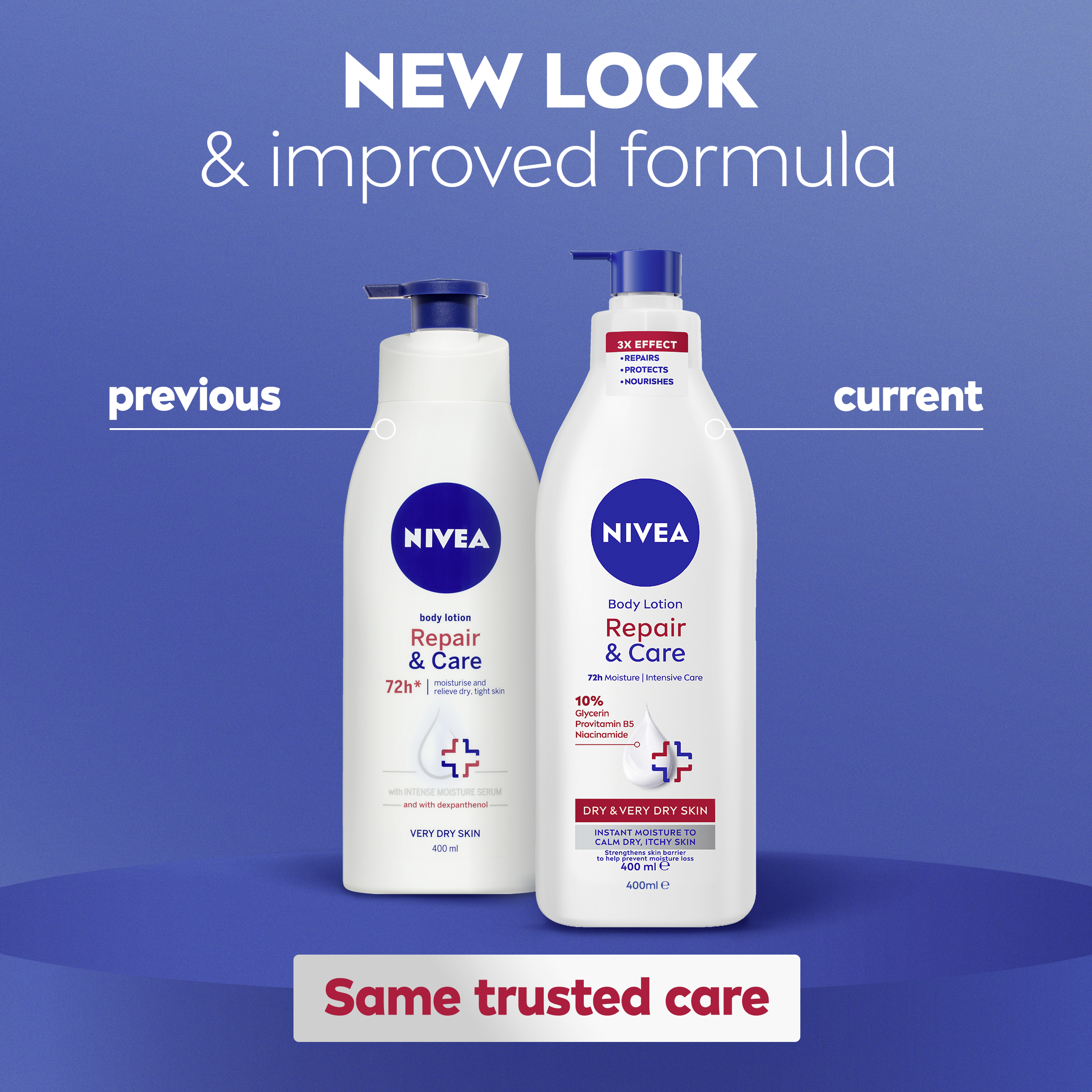 Nivea Repair & Care Body Lotion 400ml - Image 4
