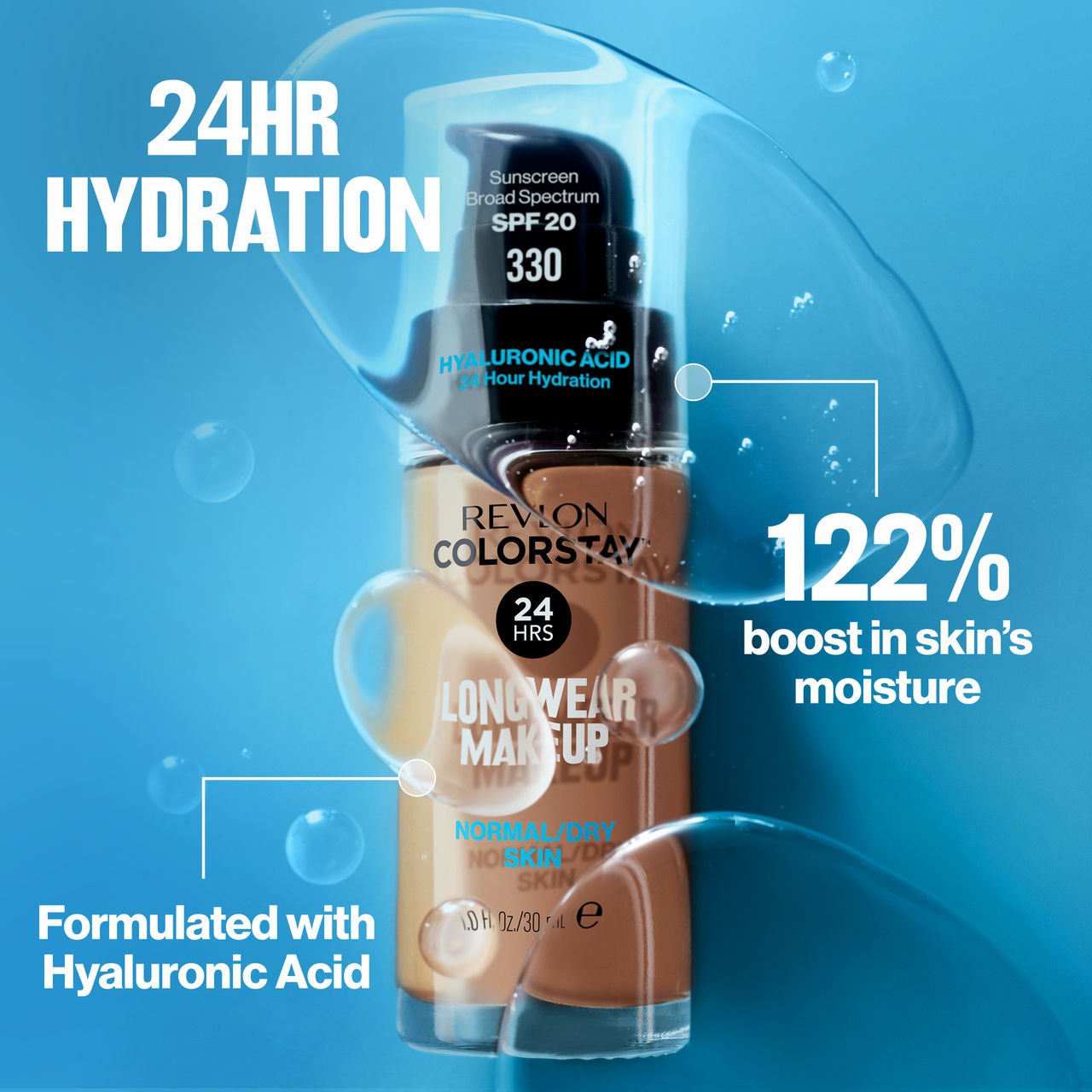 Revlon ColorStay Foundation With Skincare Normal/Dry Caramel 1 each - Image 4