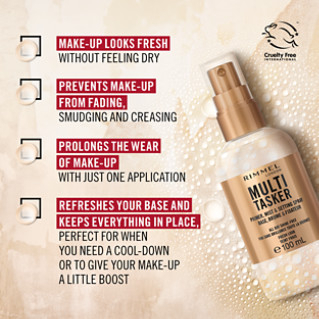 Rimmel Multi Tasker Primer Mist & Setting Spray 100ml - Image 2