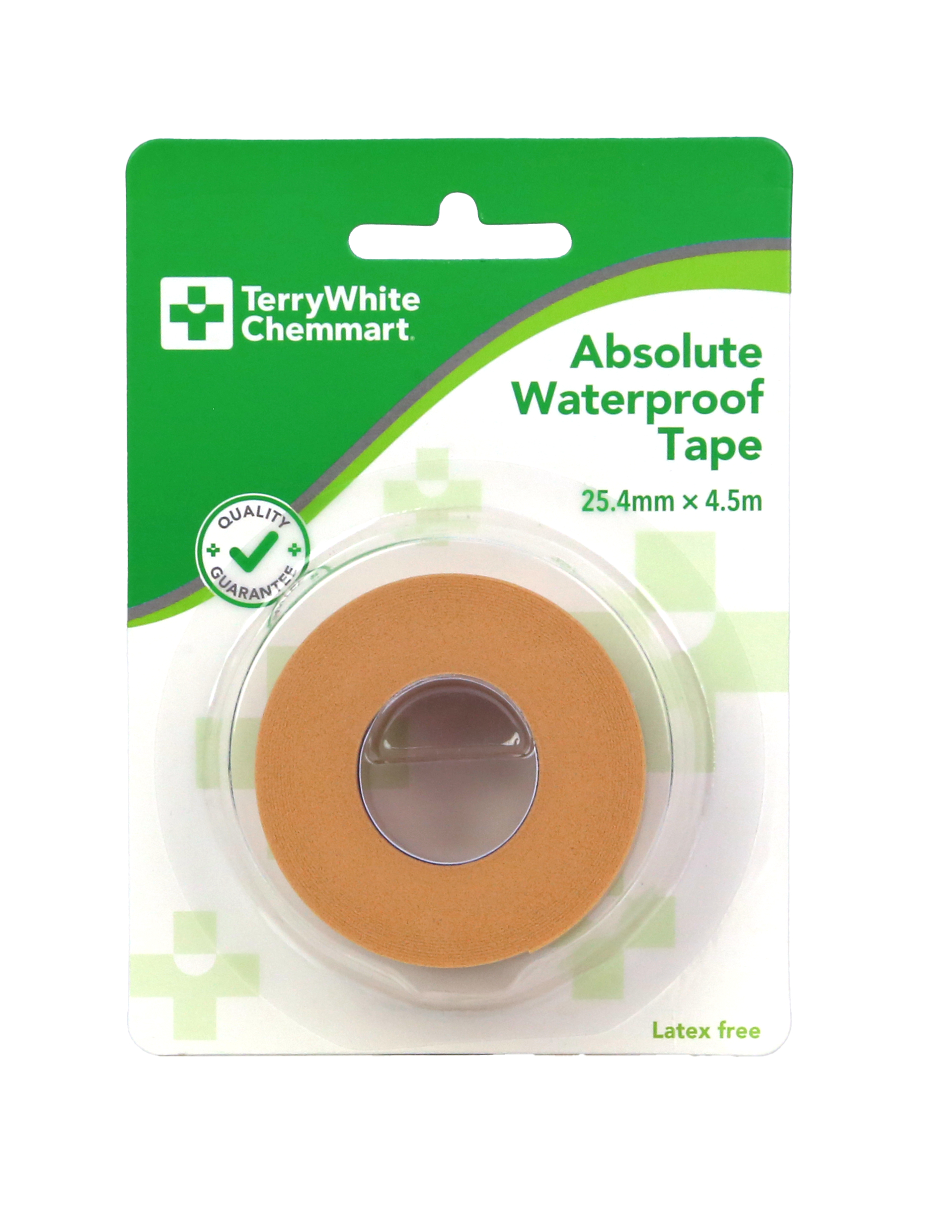 TerryWhite Chemmart Absolute Waterproof Tape 25.4Mm X 4.5M 1 roll