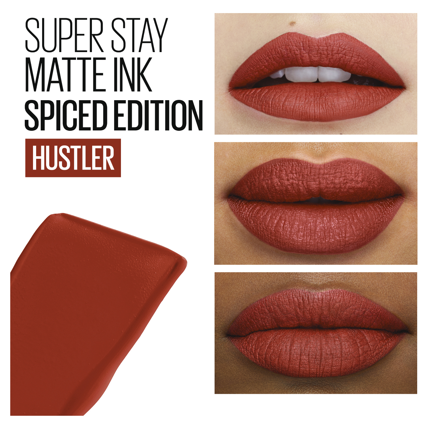 Maybelline SuperStay Matte Ink Spiced Up Lipstick 300 Hustler 1 each - Image 7