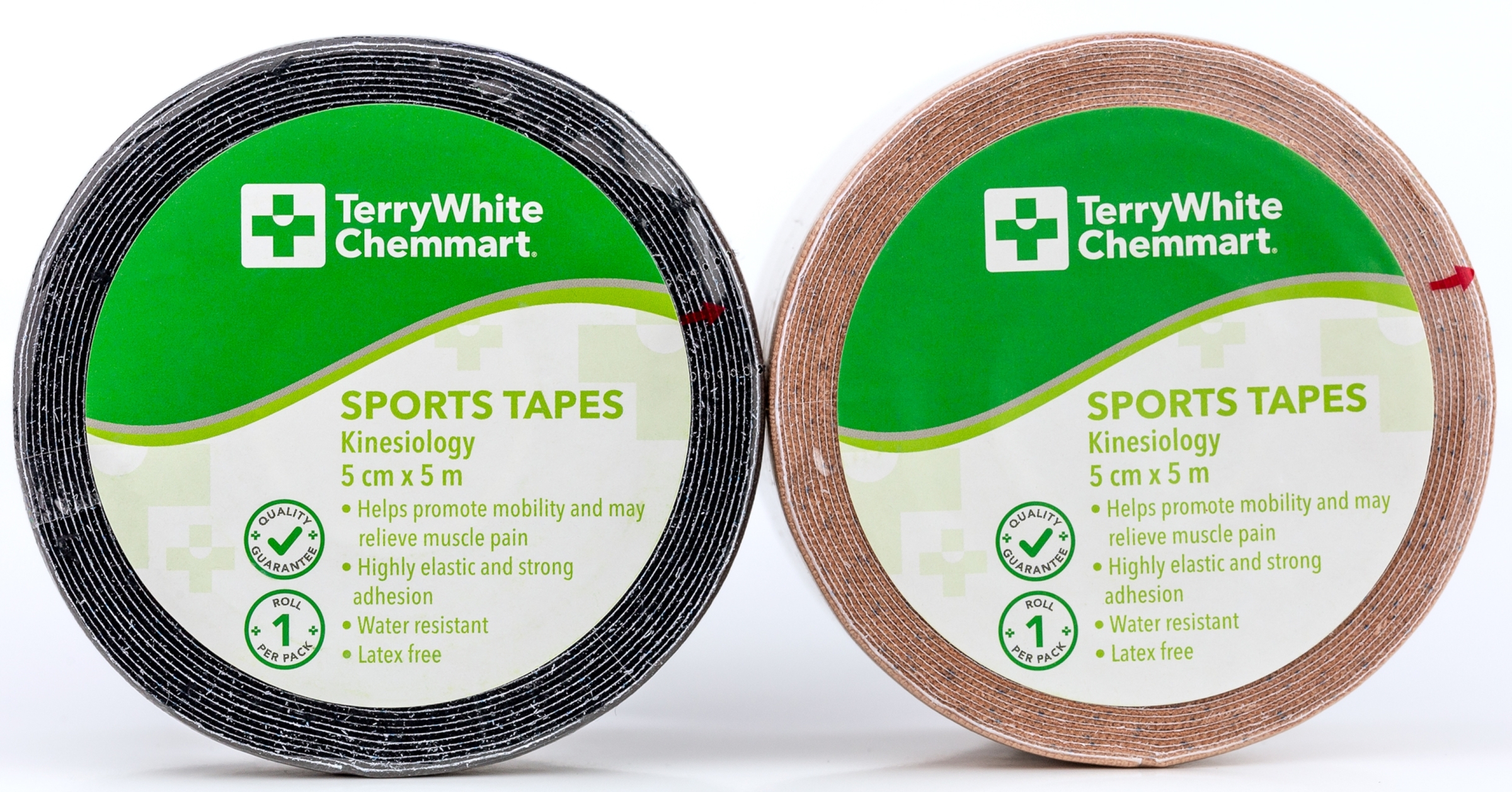 TerryWhite Chemmart Kinesiology Tape 5cm X 5M - 1 pack