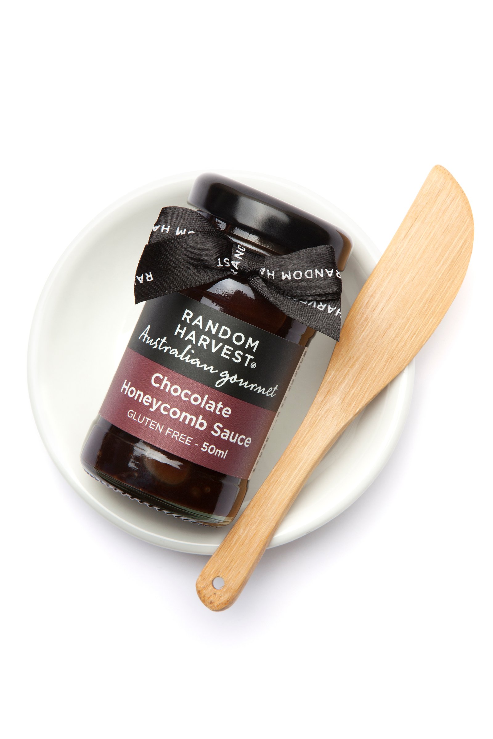 Random Harvest Chocolate Honeycomb Mini Dish With Spreader 1 each