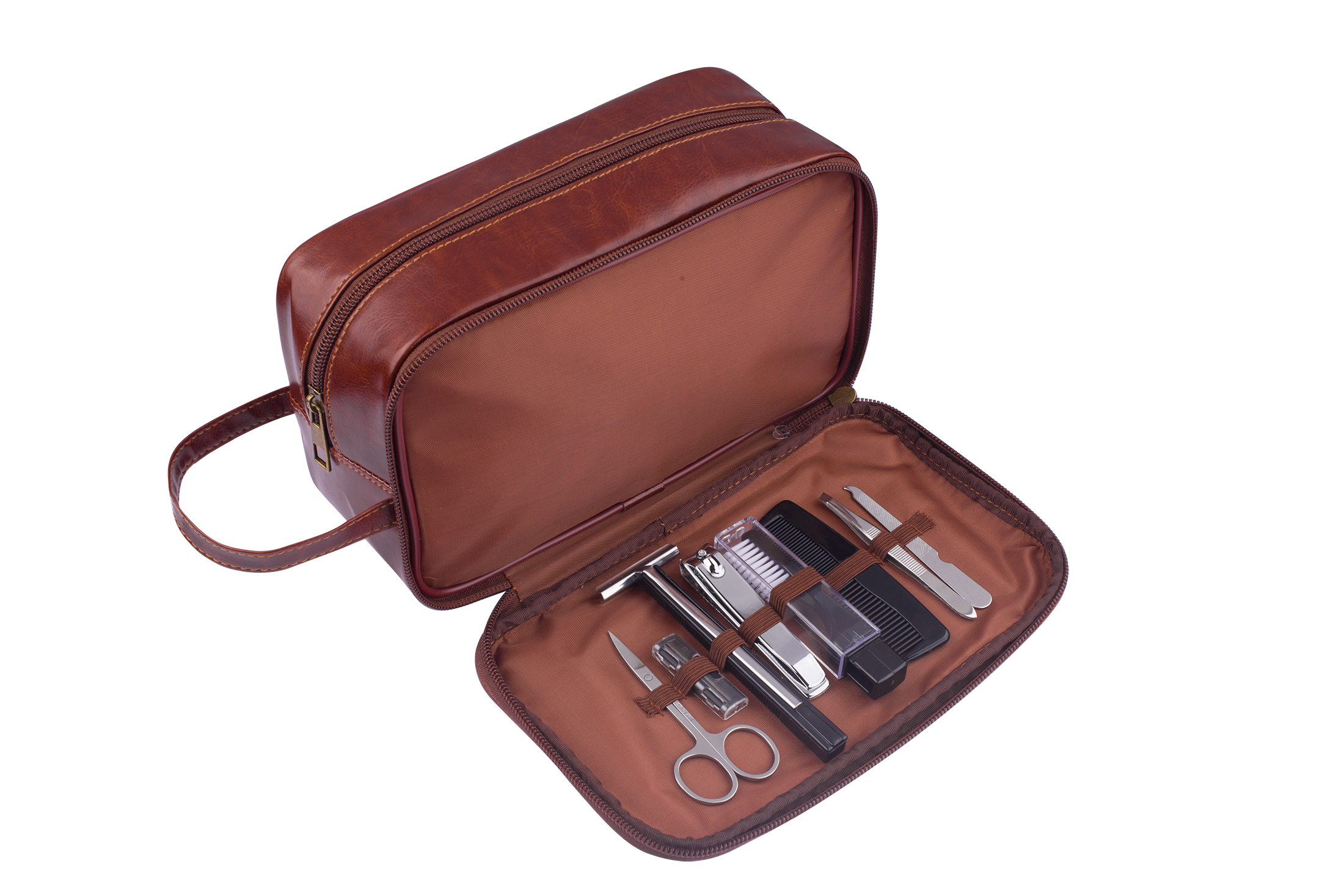 Men's Republic Grooming Set in Toiletry Bag 8 piece - Image 1
