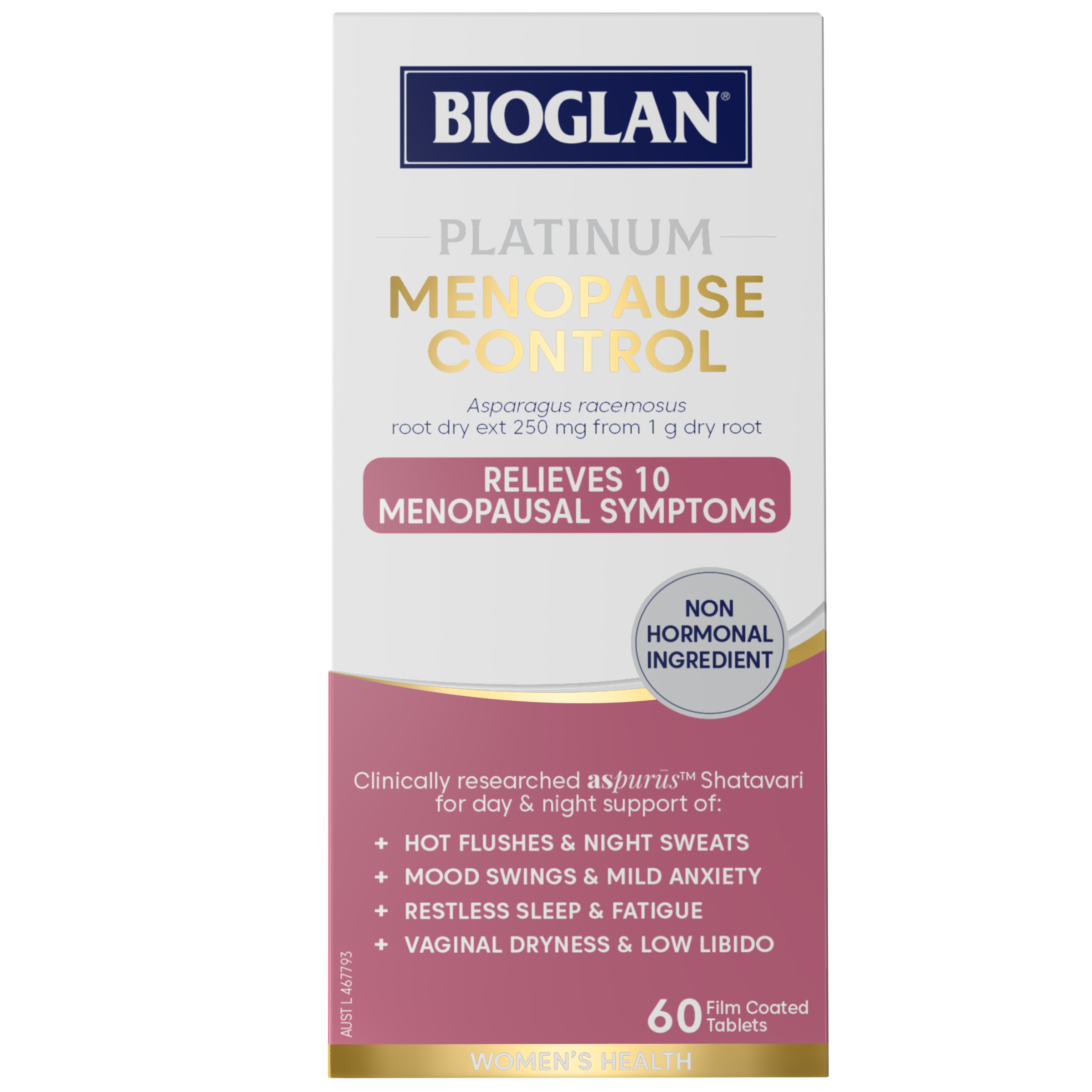 Bioglan Platinum Complete Menopause Control 60 capsule - Image 1