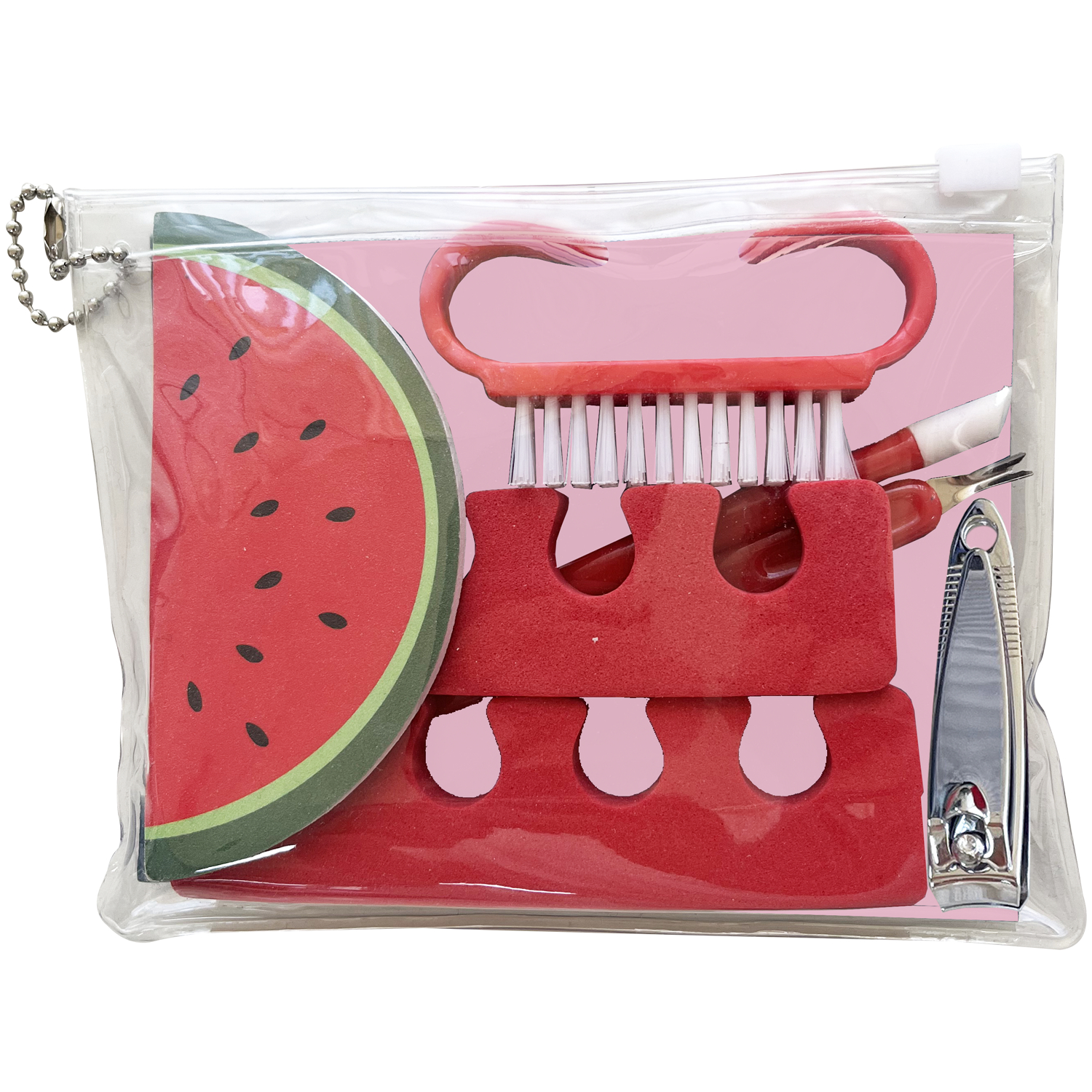Wicked Sista Fruit Pedicure Set Watermelon 7 piece - Image 1