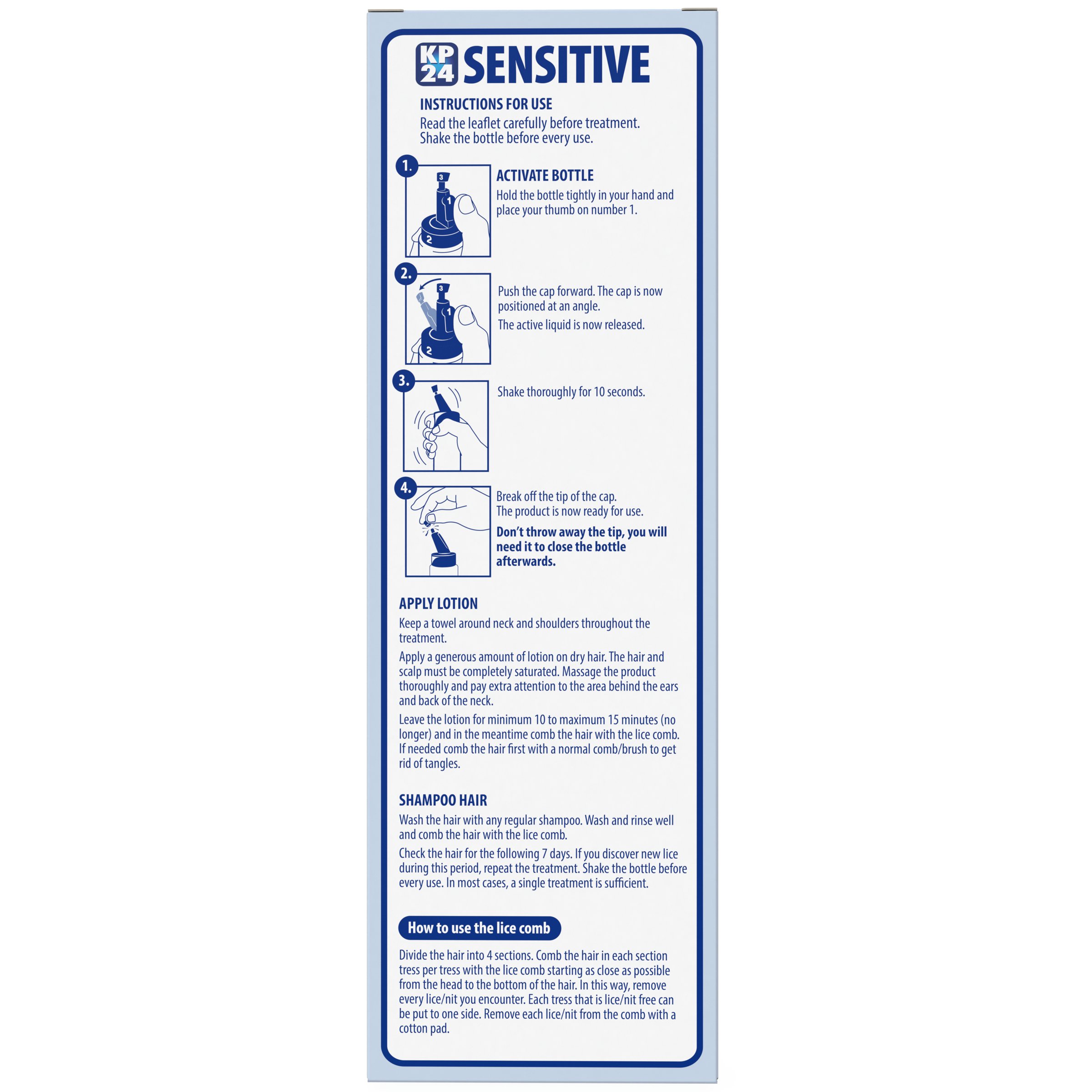 KP24 Sensitive + Comb 100ml - Image 2