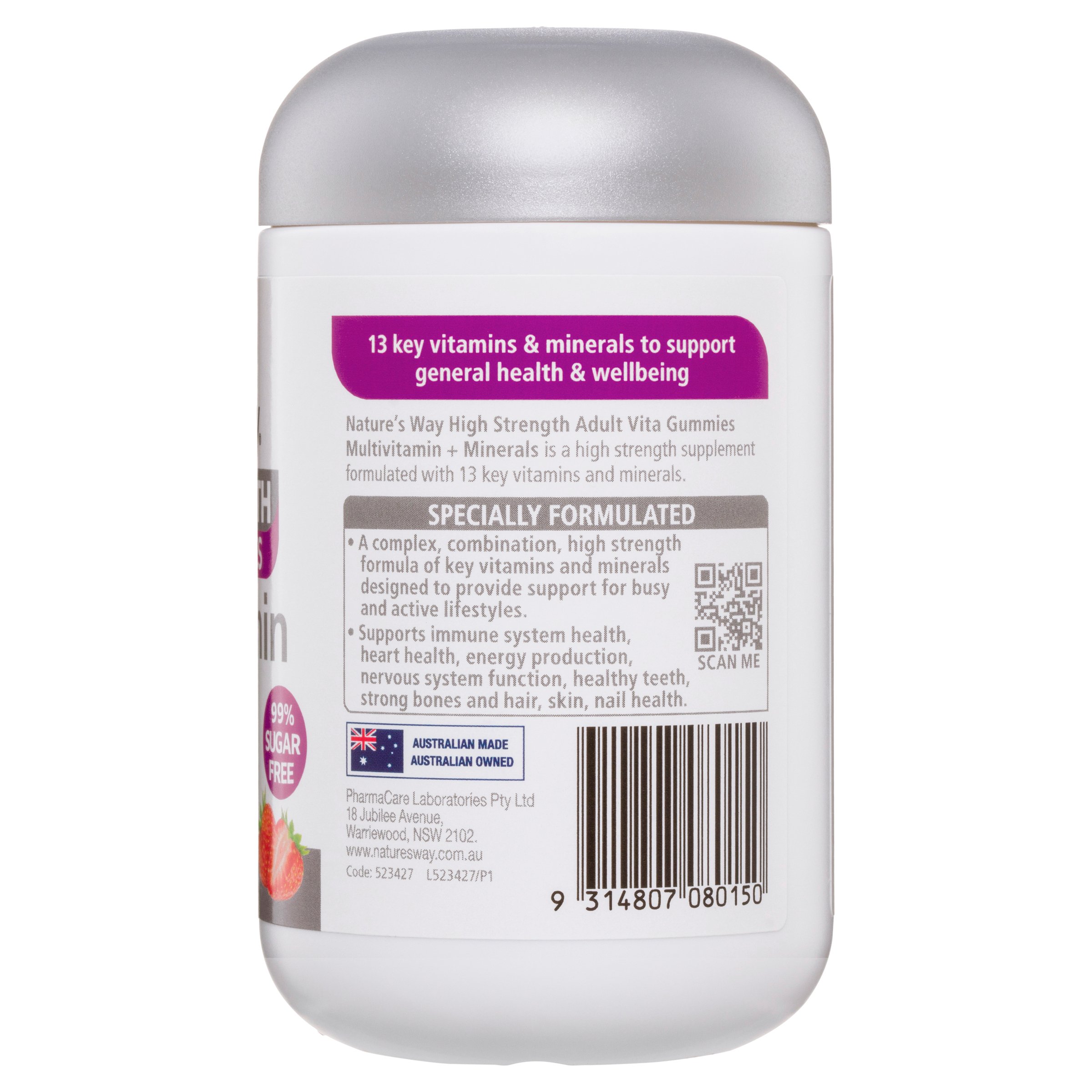 Nature's Way High Strength Adult Vita Gummies Multivitamin 65 pastiles - Image 2