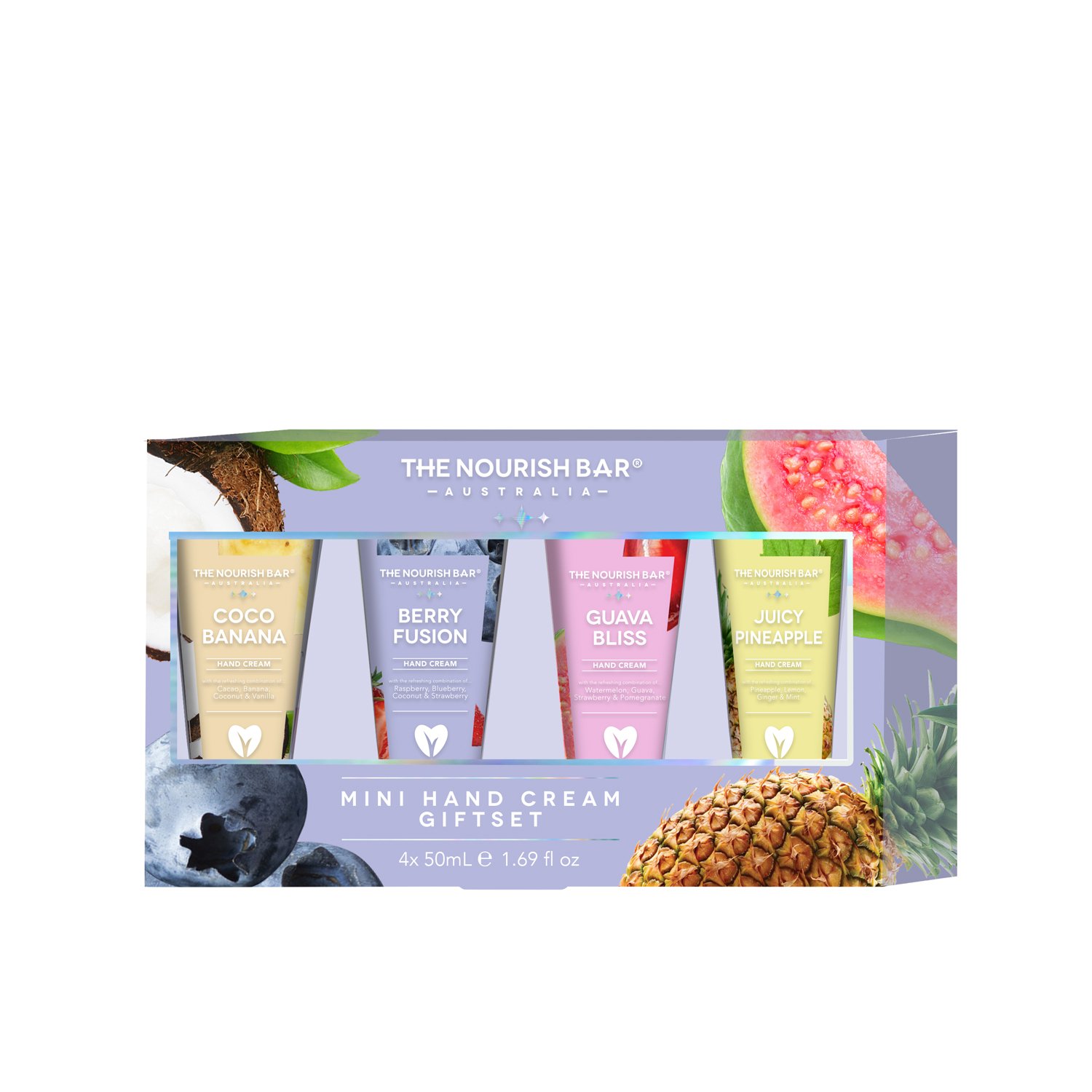 The Nourish Bar Hand Cream Set 4 piece