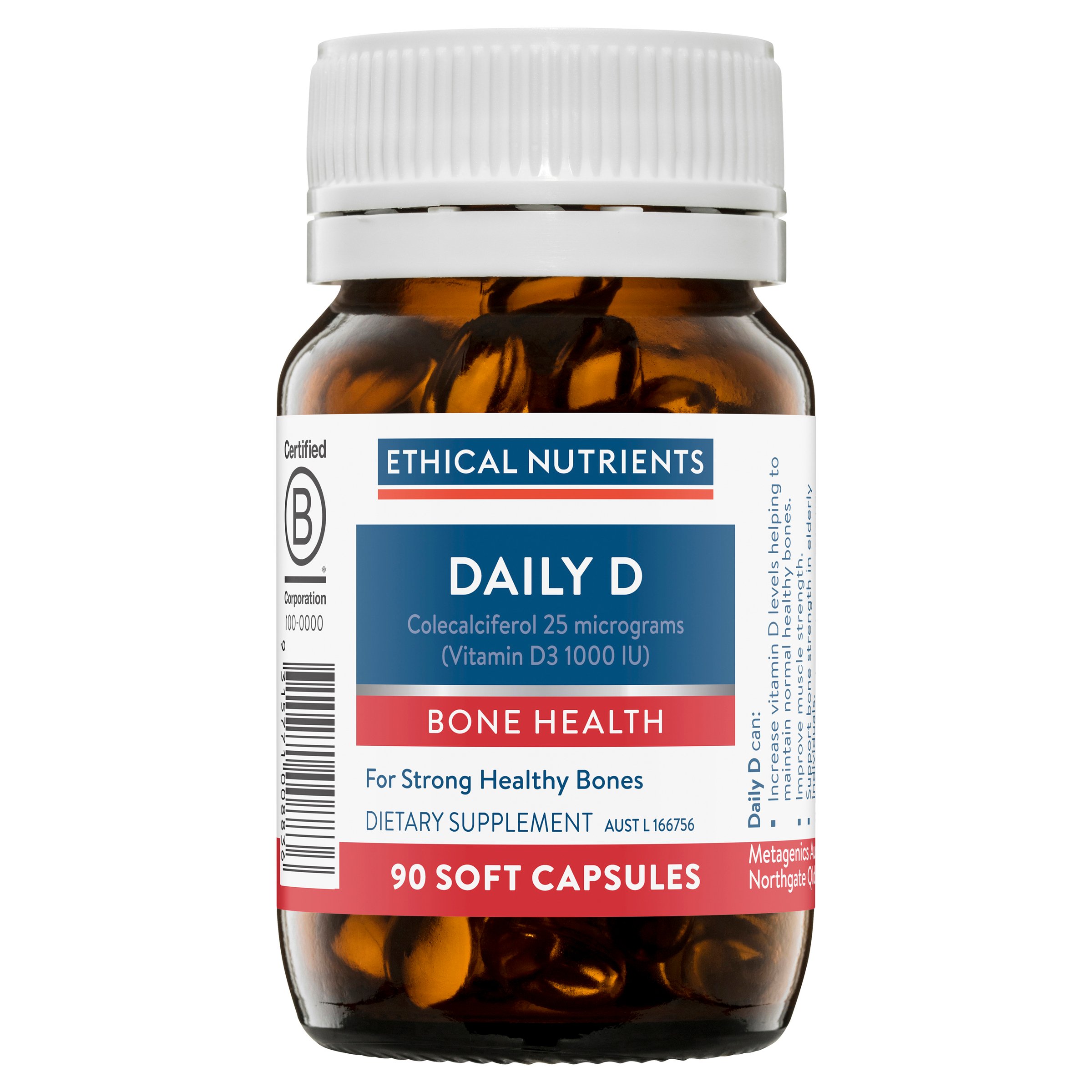 Ethical Nutrients Daily D 90 capsules - Image 1