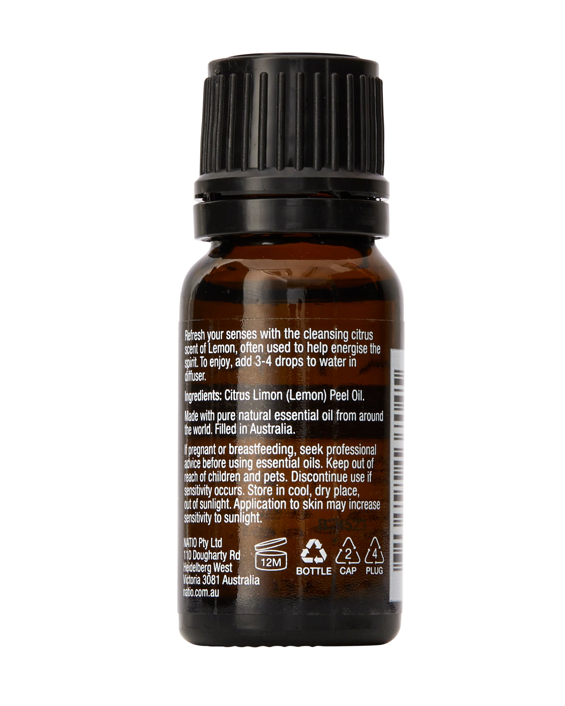Natio Wellbeing Pure Essential Oil - Lemon 10ml - Image 2