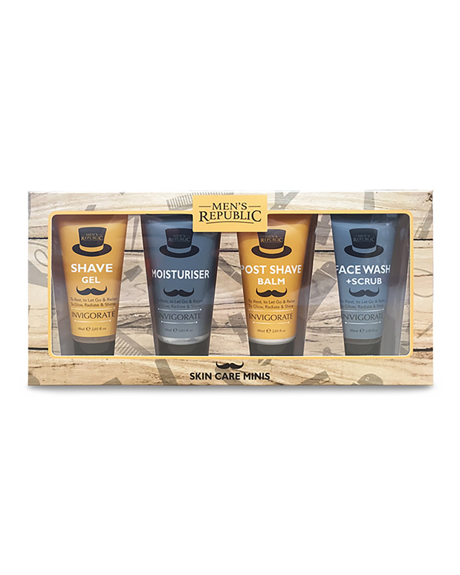 Men's Republic Grooming Kit Skin Care 4 piece