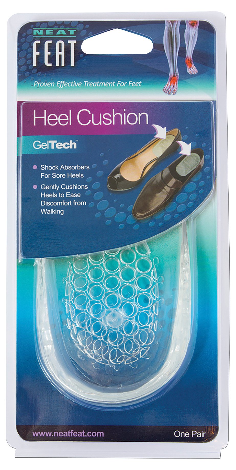 Neat Feat Gel Heel Cushion Large 1 pair - Image 2