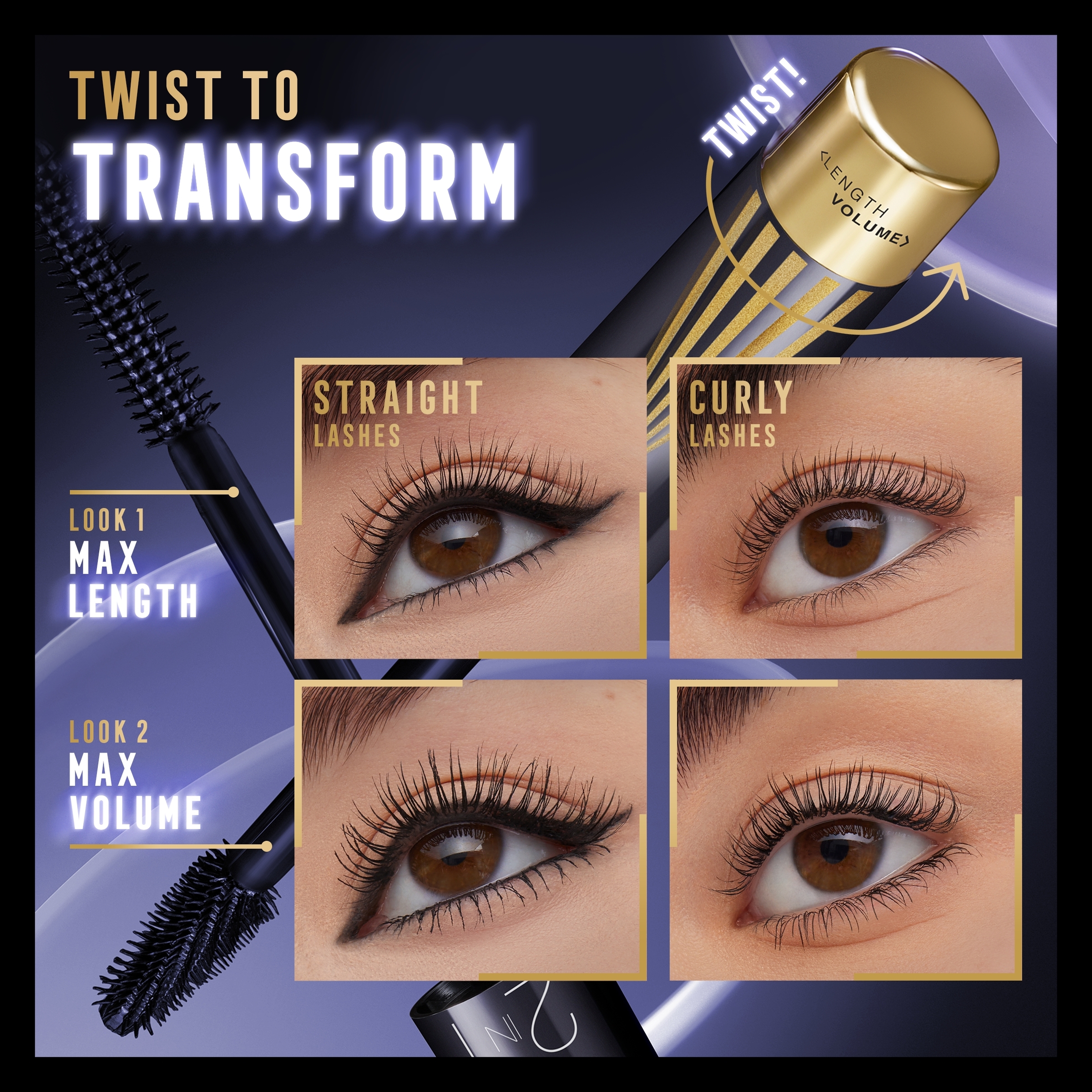 Max Factor Masterpiece 2-In-1 Lash Wow Shade Super Black 7ml - Image 7