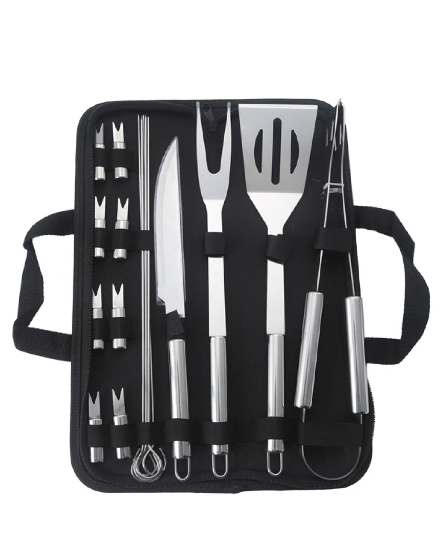 Men's Republic BBQ Tool Set In Carry Bag 18 piece - Image 2
