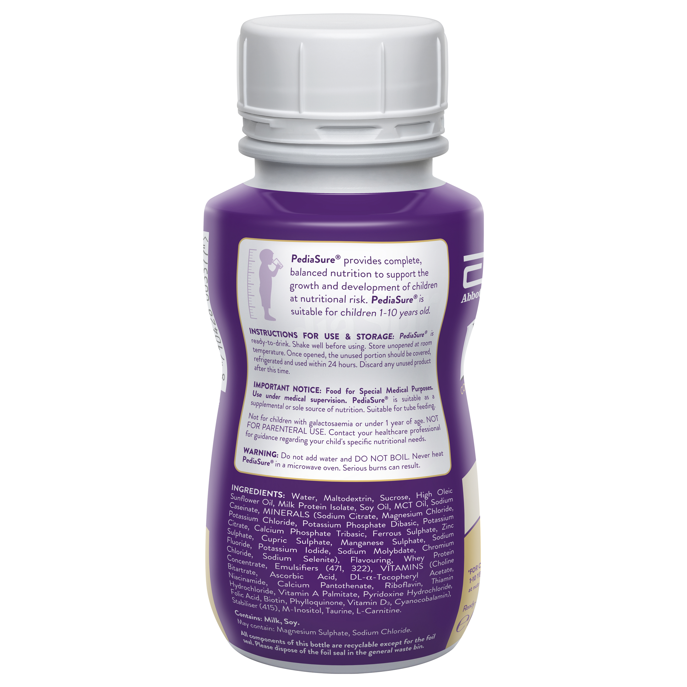 PediaSure Ready To Drink Bottle Vanilla 200ml - Image 2