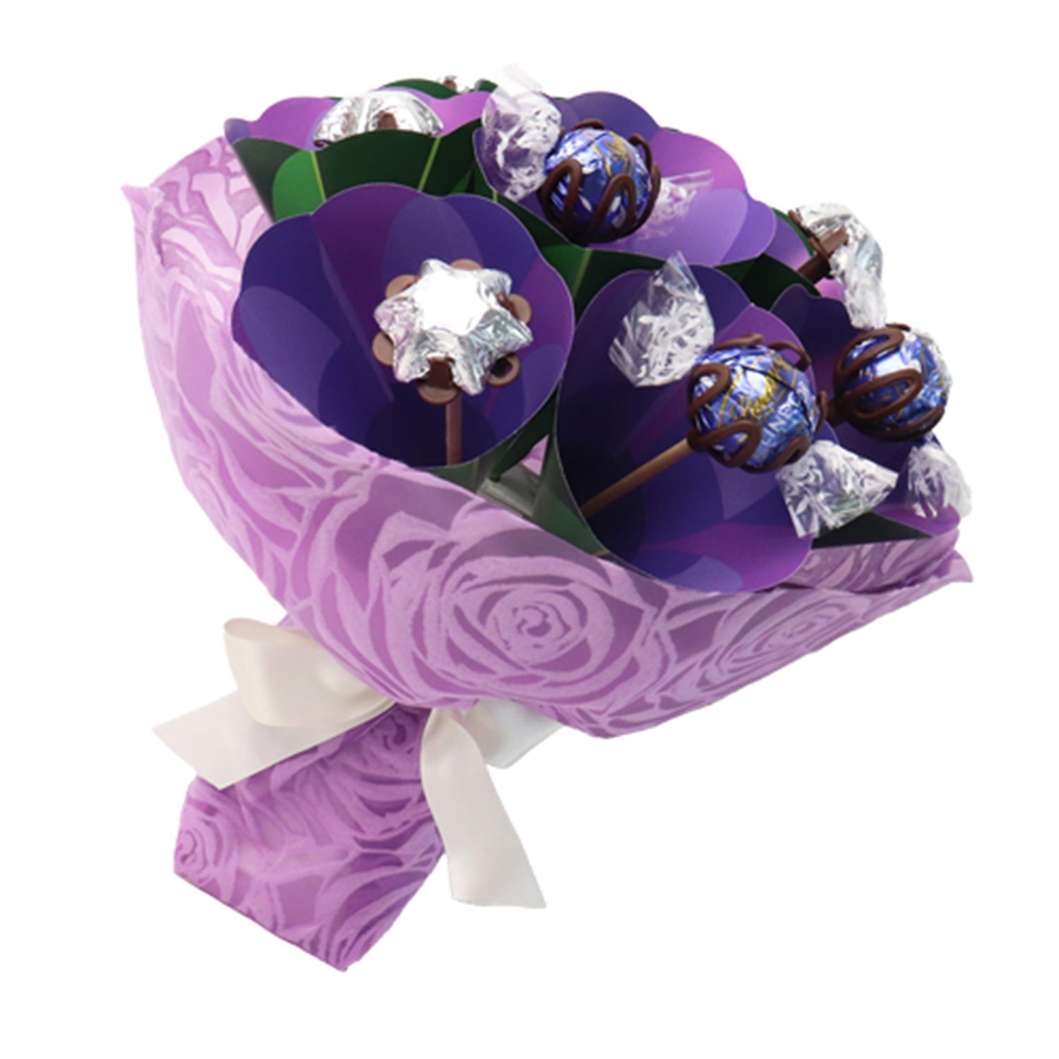 Edible Blooms Deep Purple Bouquet 1 unit