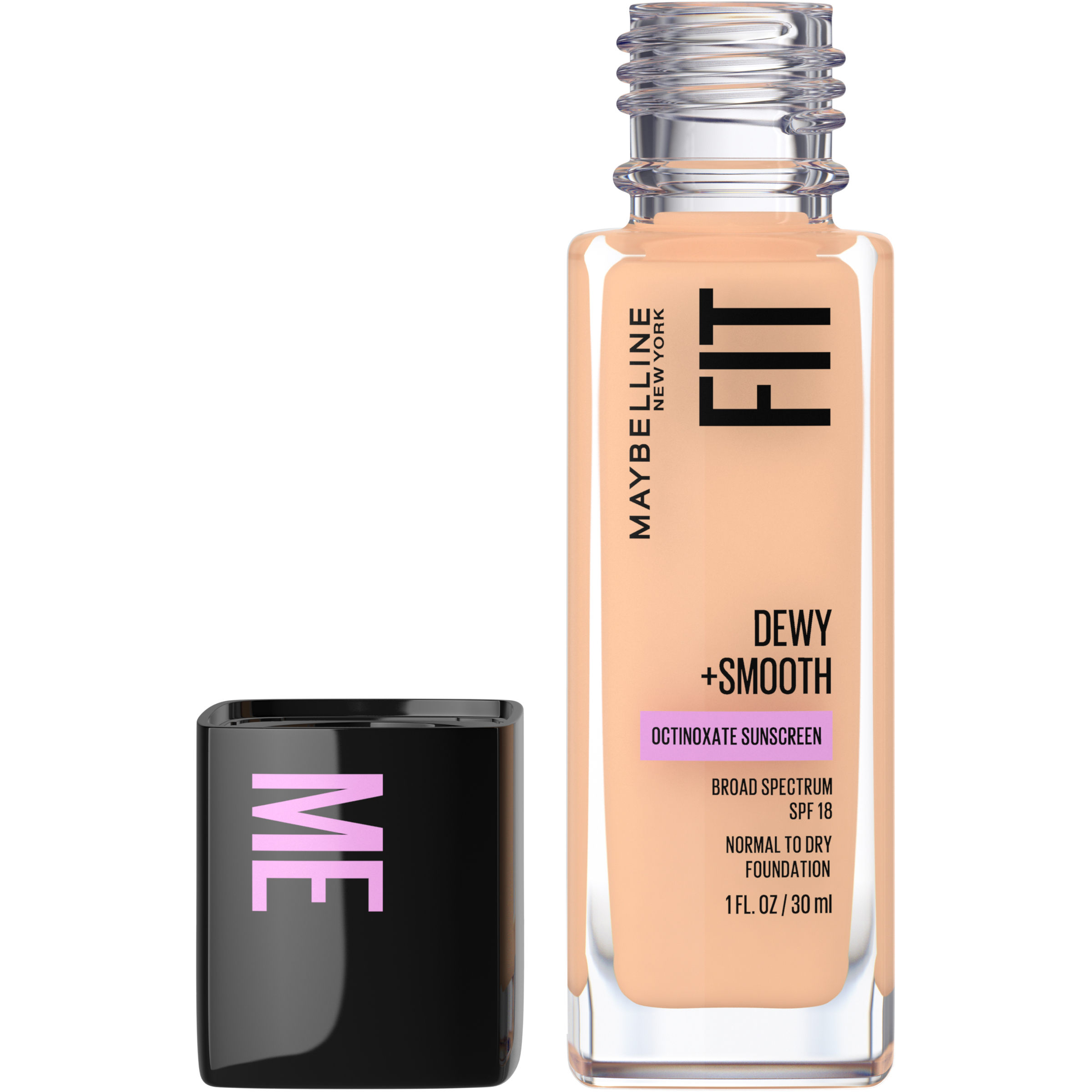 Maybelline Fit Me Dewy & Smooth Foundation 125 Nude Beige C 1 each - Image 2
