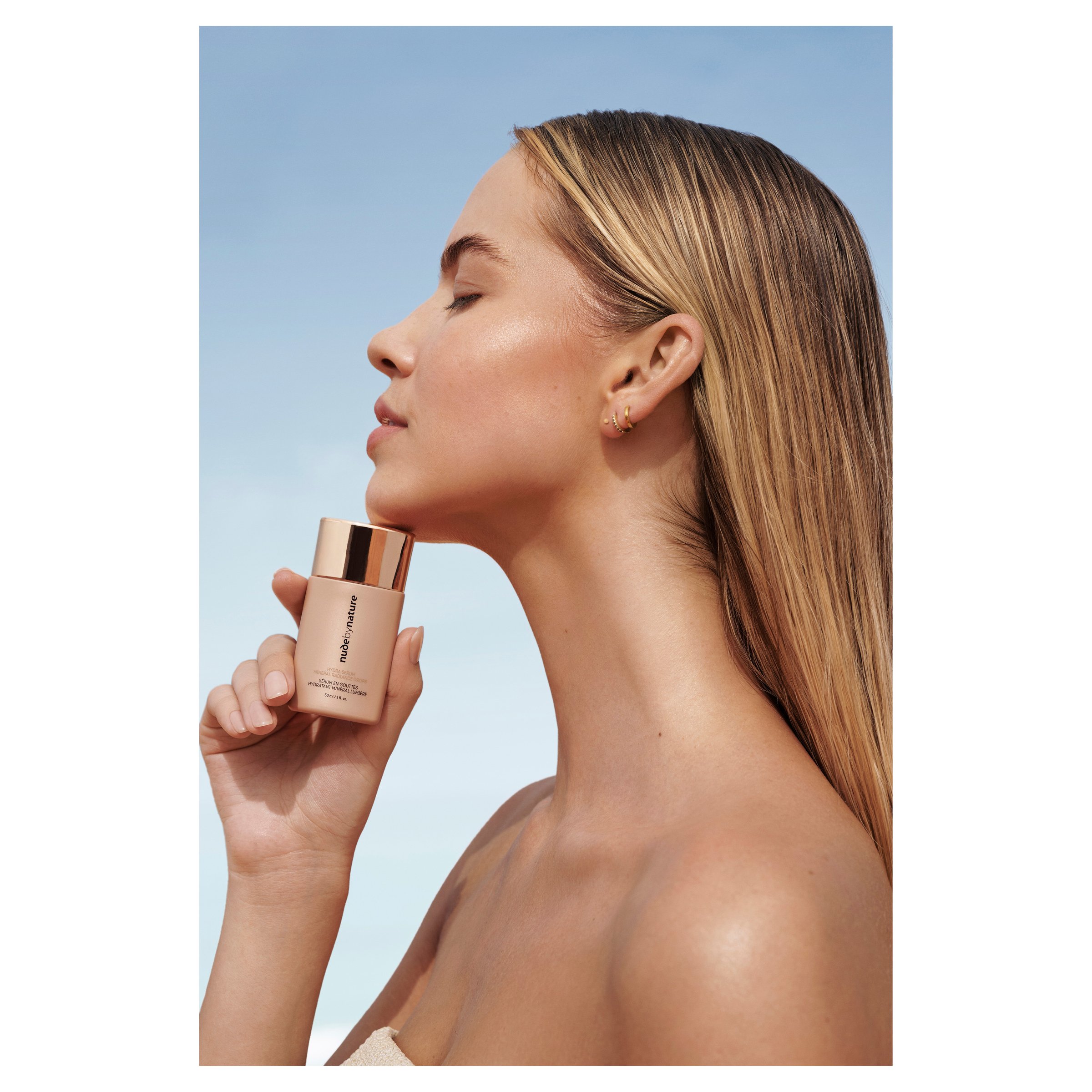 Nude By Nature Hydra Serum Mineral Radiance Drops 02 Pearl 30ml - Image 4