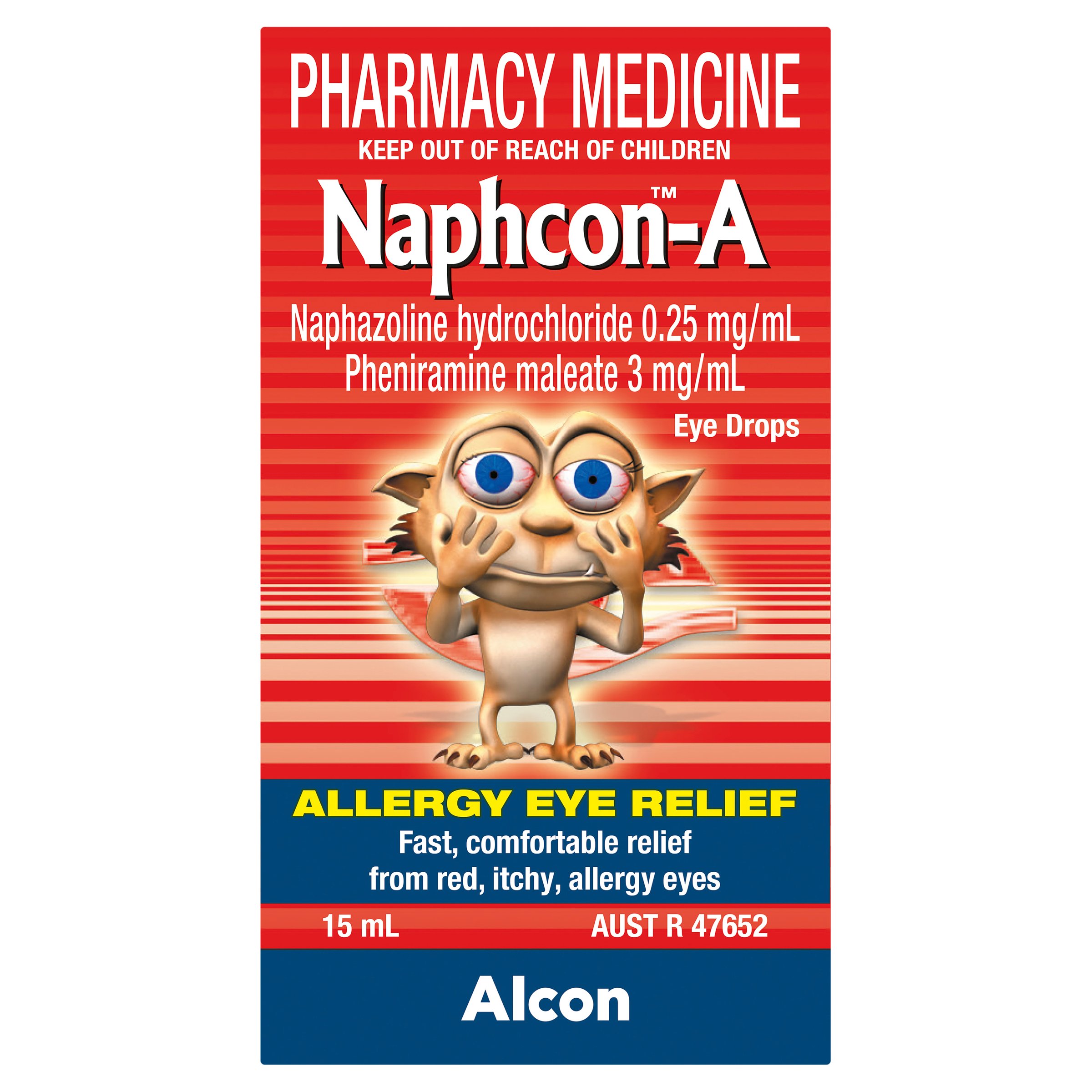 Naphcon A Allergy Relief Eye Drops 15ml - Image 1
