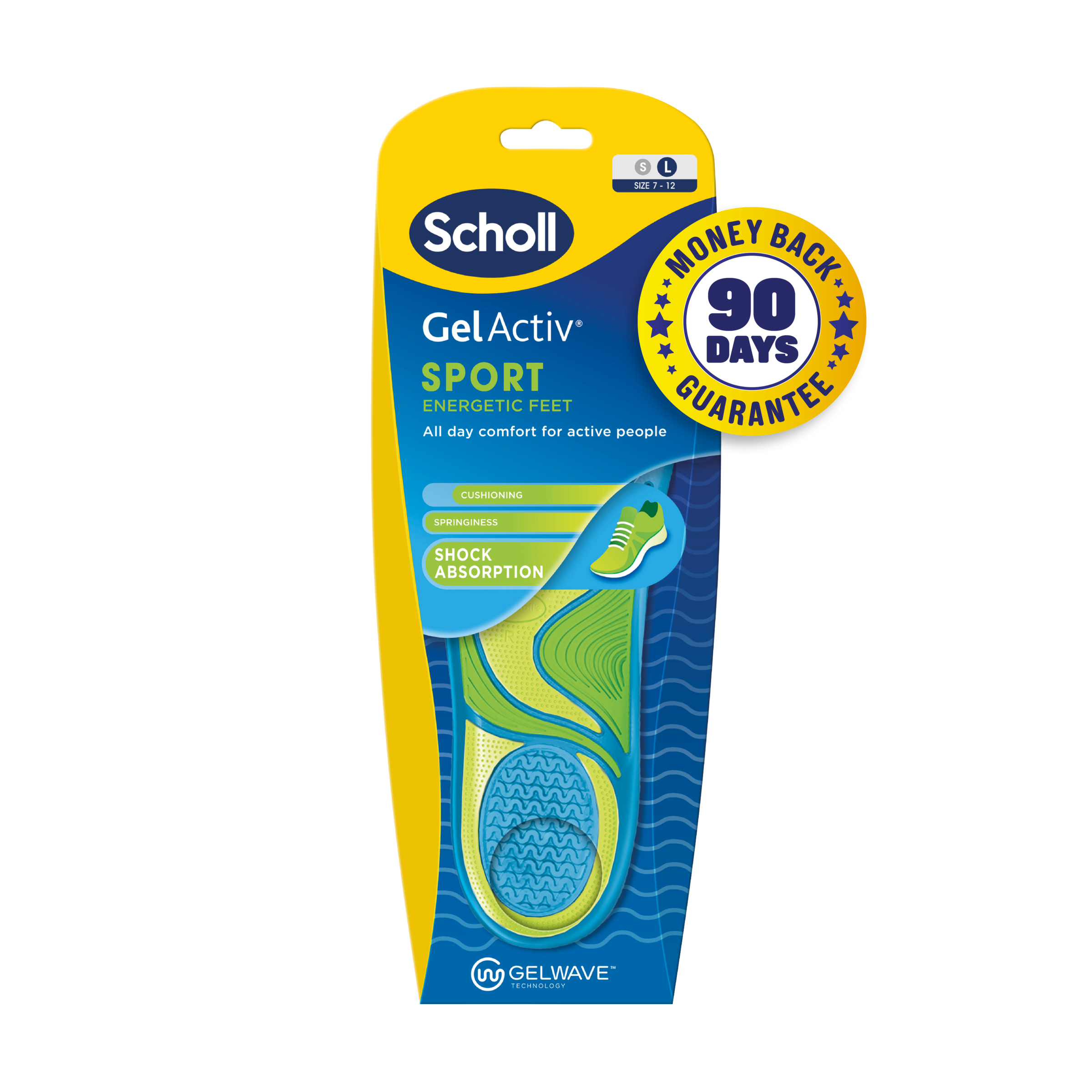 Scholl Gel Activ Insole Sport Large 1 each - Image 1