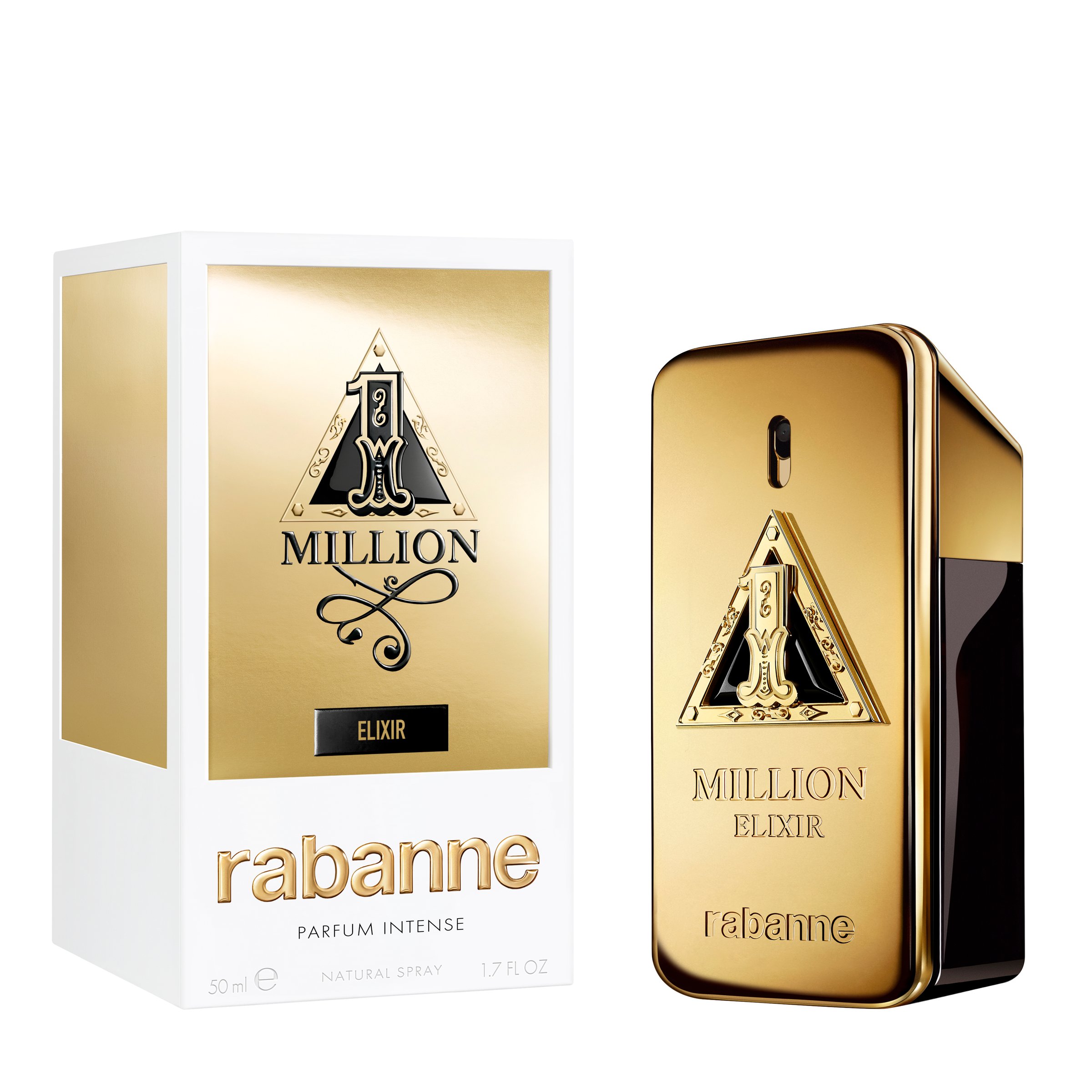 Rabanne Million Gold Elixir Parfum Intense Spray 50ml - Image 1