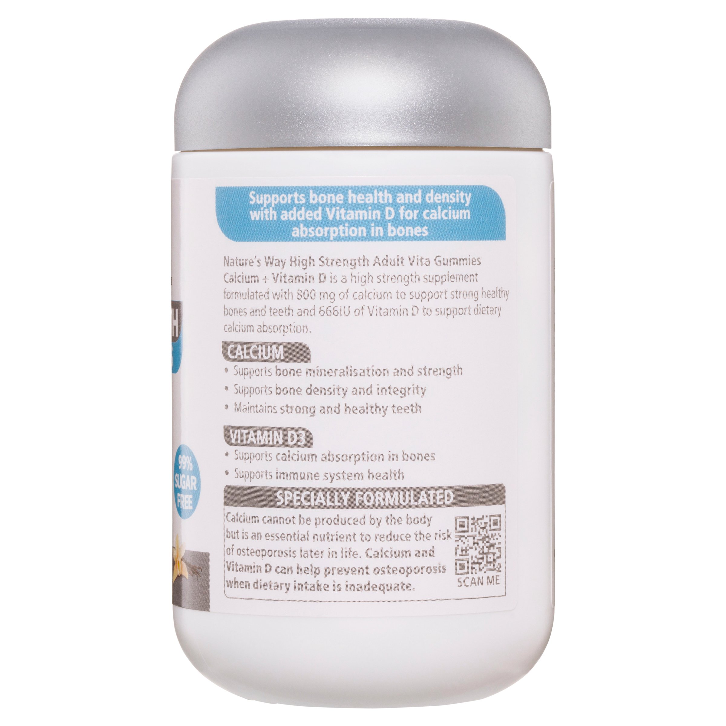 Nature's Way High Strength Adult Vita Gummies Calcium + Vitamin D 60 pastilles - Image 2