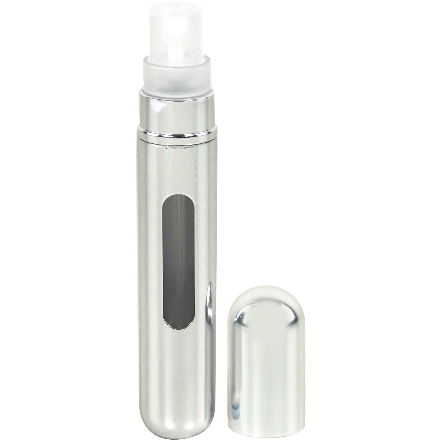 Wicked Sista Large Metallic Perfume Atomiser Silver 1 each - Image 1