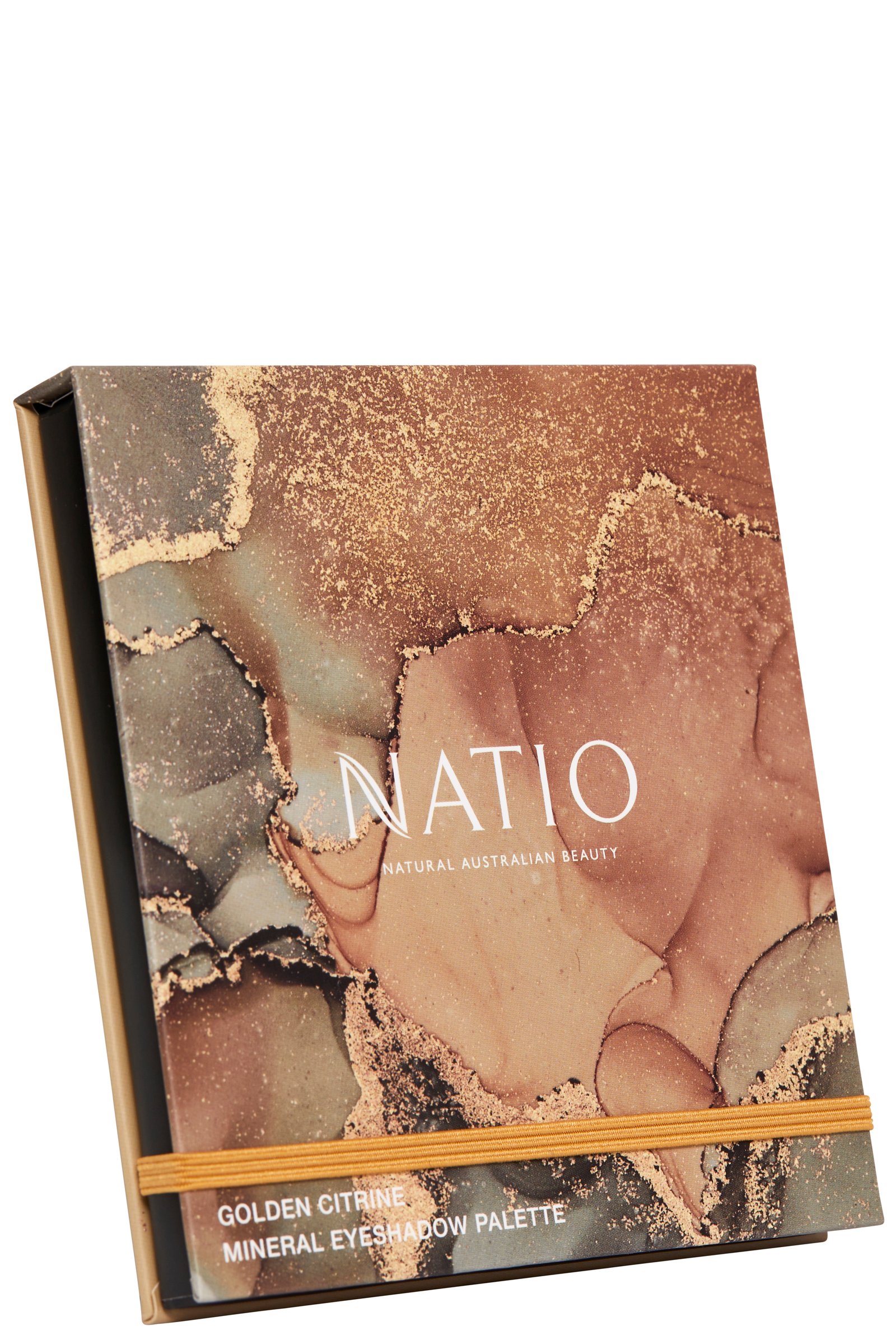 Natio Golden Citrine Mineral Eyeshadow Palette 9g - Image 2
