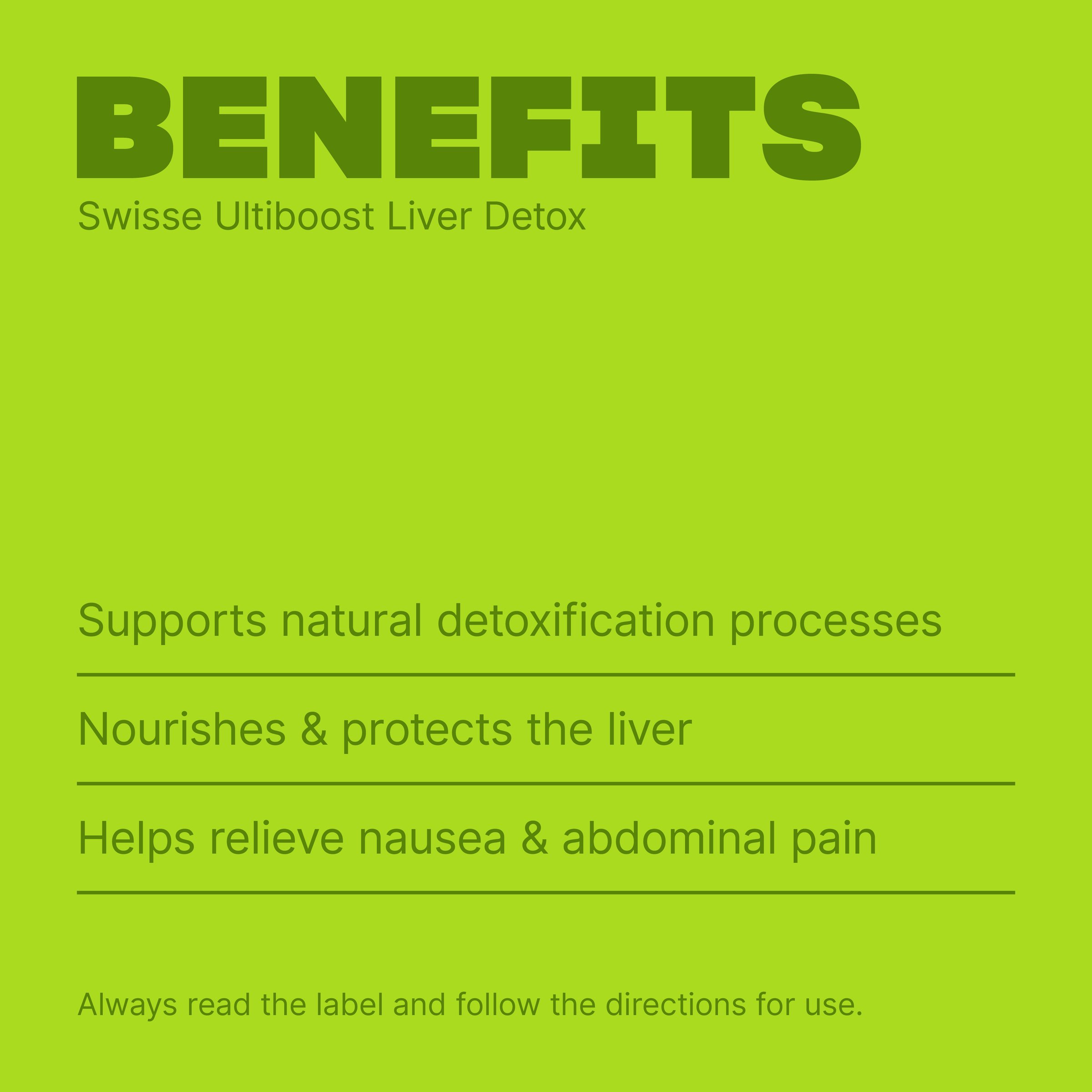 Swisse Ultiboost Liver Detox 200 tablets - Image 4