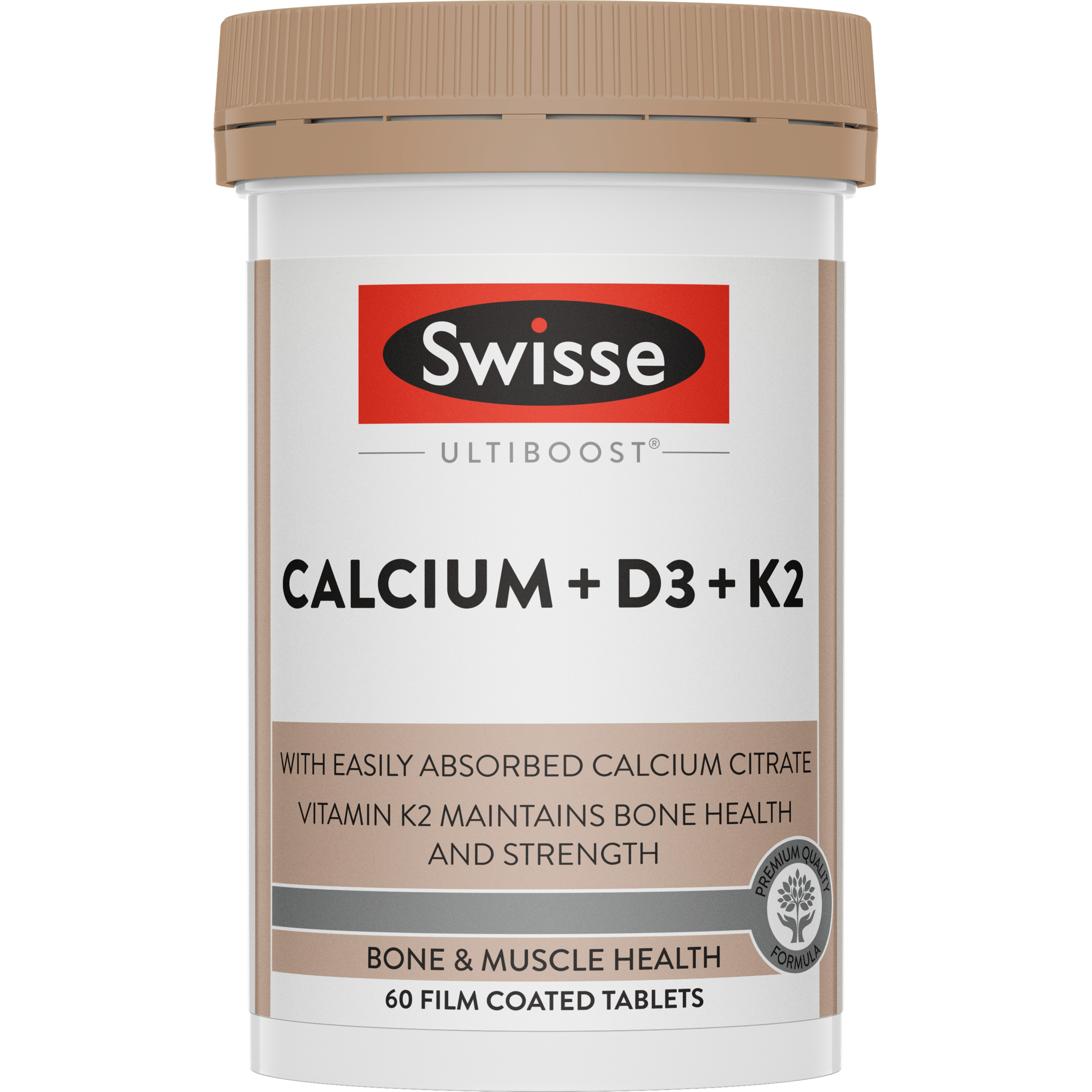 Swisse Ultiboost Calcium + D3 + K2 - 60 tablets - Image 1
