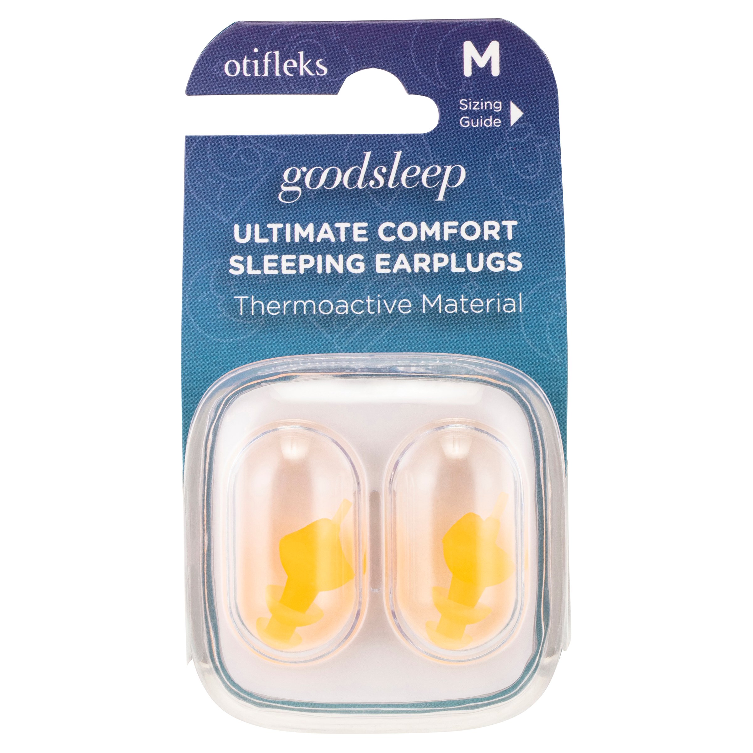 Otifleks Invisible Good Sleep Earplugs Medium 1 pair - Image 1