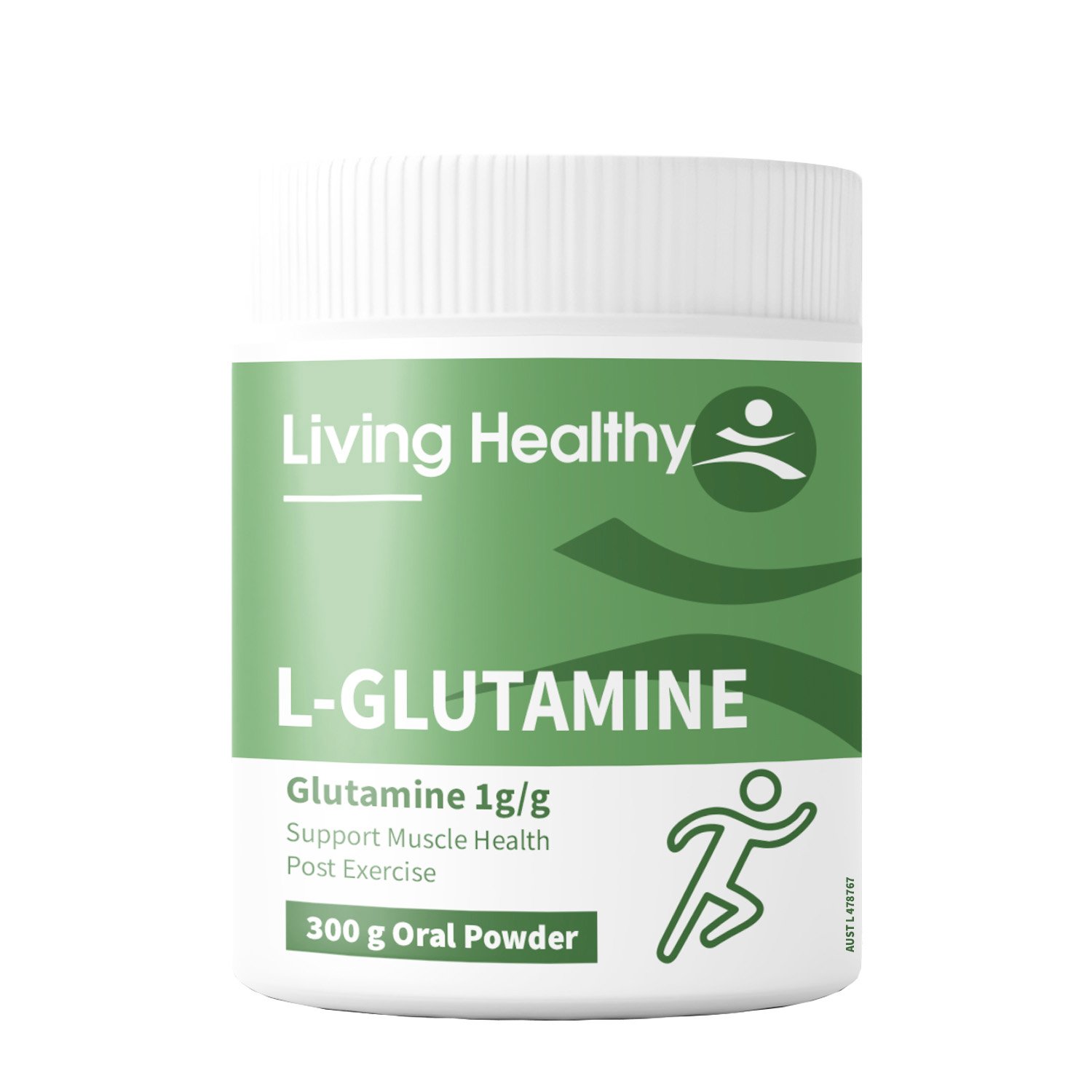 Living Healthy Pro-Fit L-Glutamine Oral Powder 300g