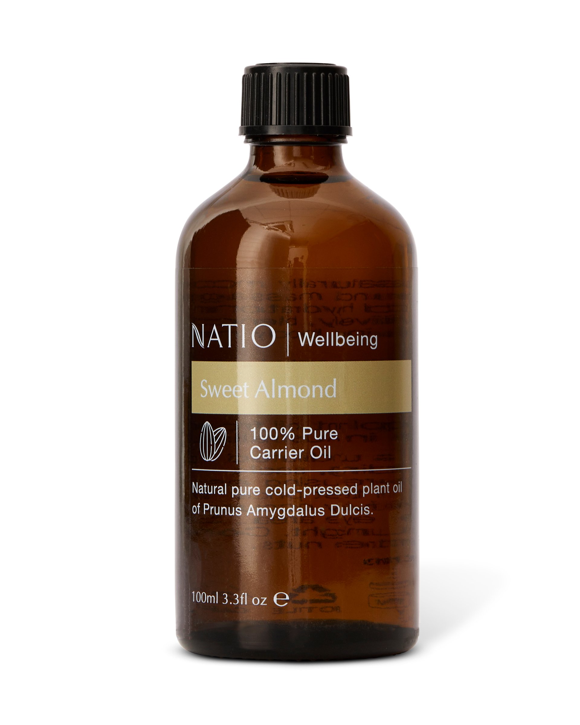 Natio Wellbeing Carrier Oil - Sweet Almond 100ml - Image 1
