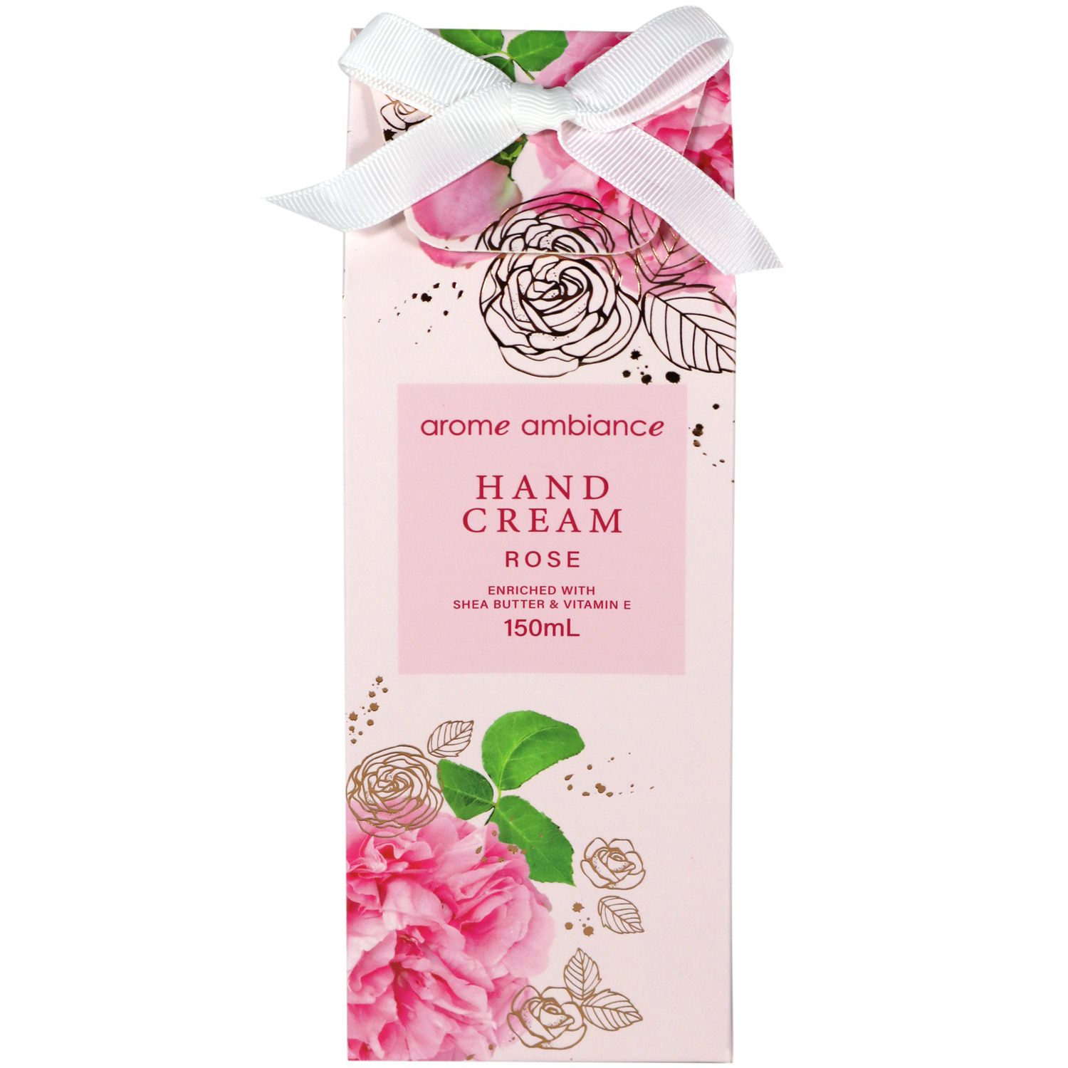 Arome Ambiance Floral Glimmer Hand Cream Rose 150ml - Image 1