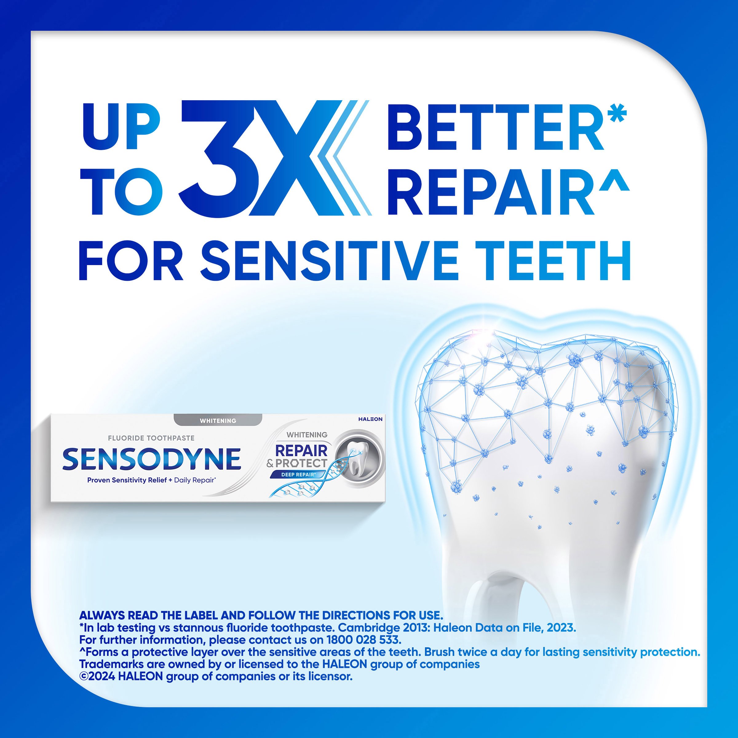 Sensodyne Toothpaste Repair & Protect Whitening 100g - Image 4