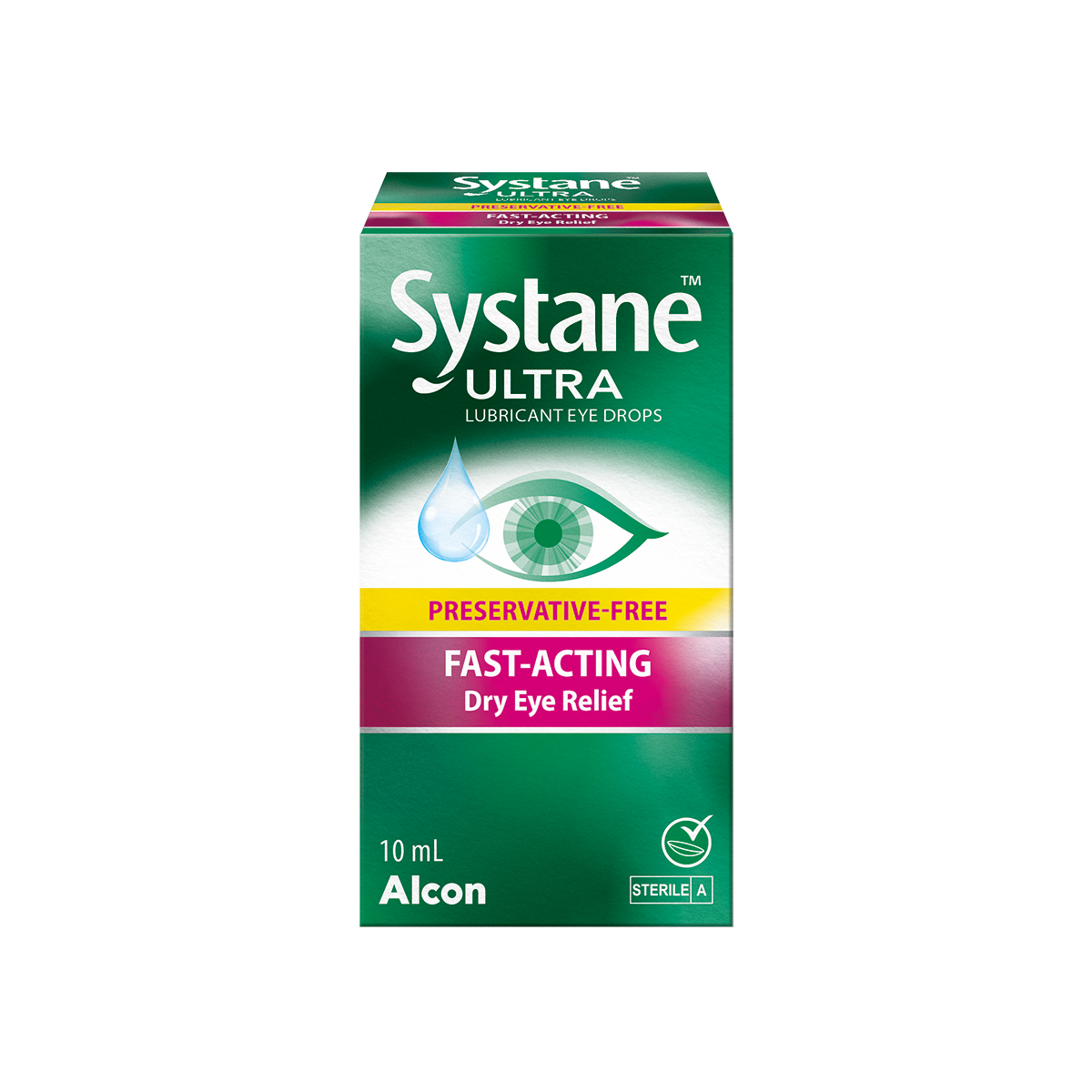 Systane Ultra Multi Dose Preservative Free Lubricant Eye Drops 10ml - Image 1