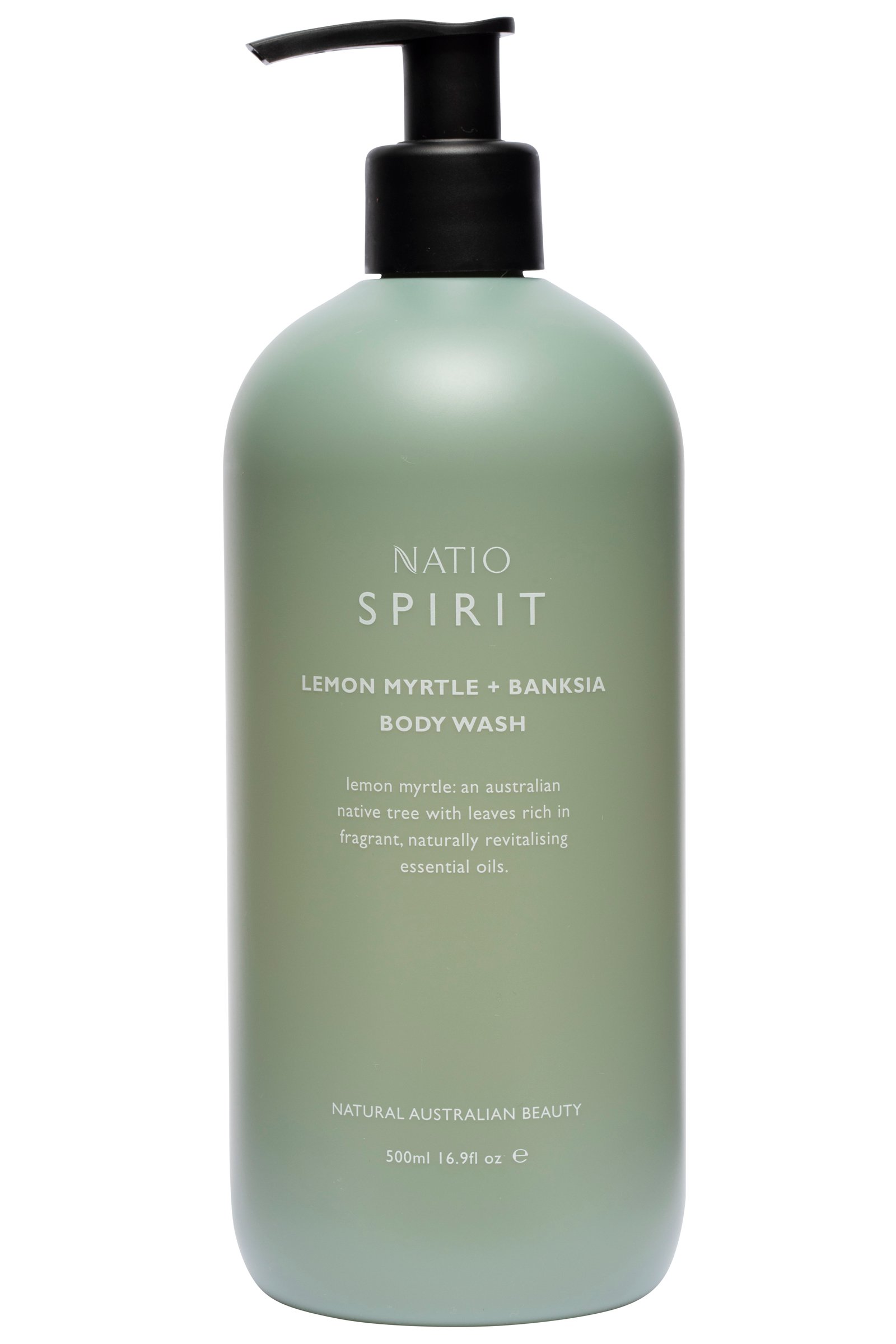 Natio Spirit Lemon Myrtle + Banksia Body Wash 500ml