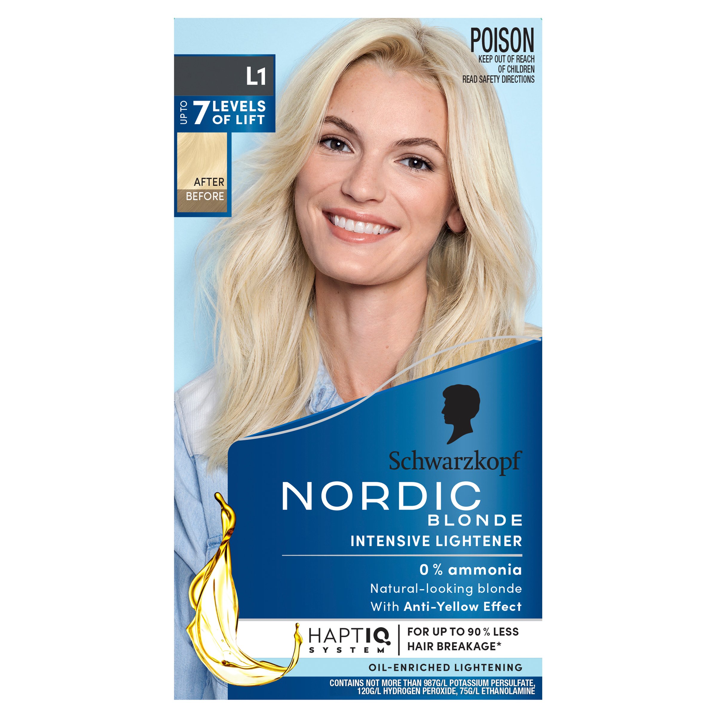 Schwarzkopf Nordic Blonde L1 Intensive Lightener 1 pack - Image 1