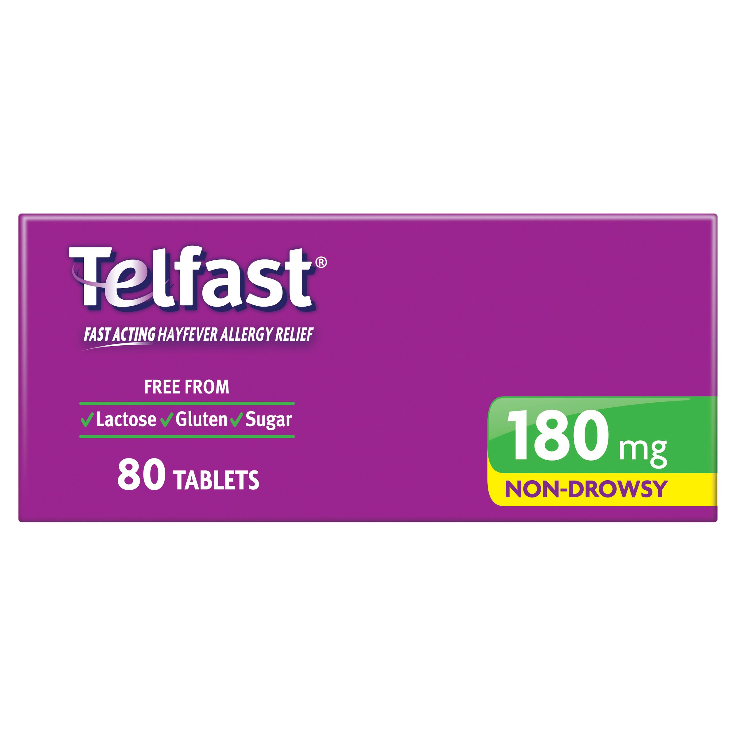 Telfast 180mg - 80 tablets - Image 3
