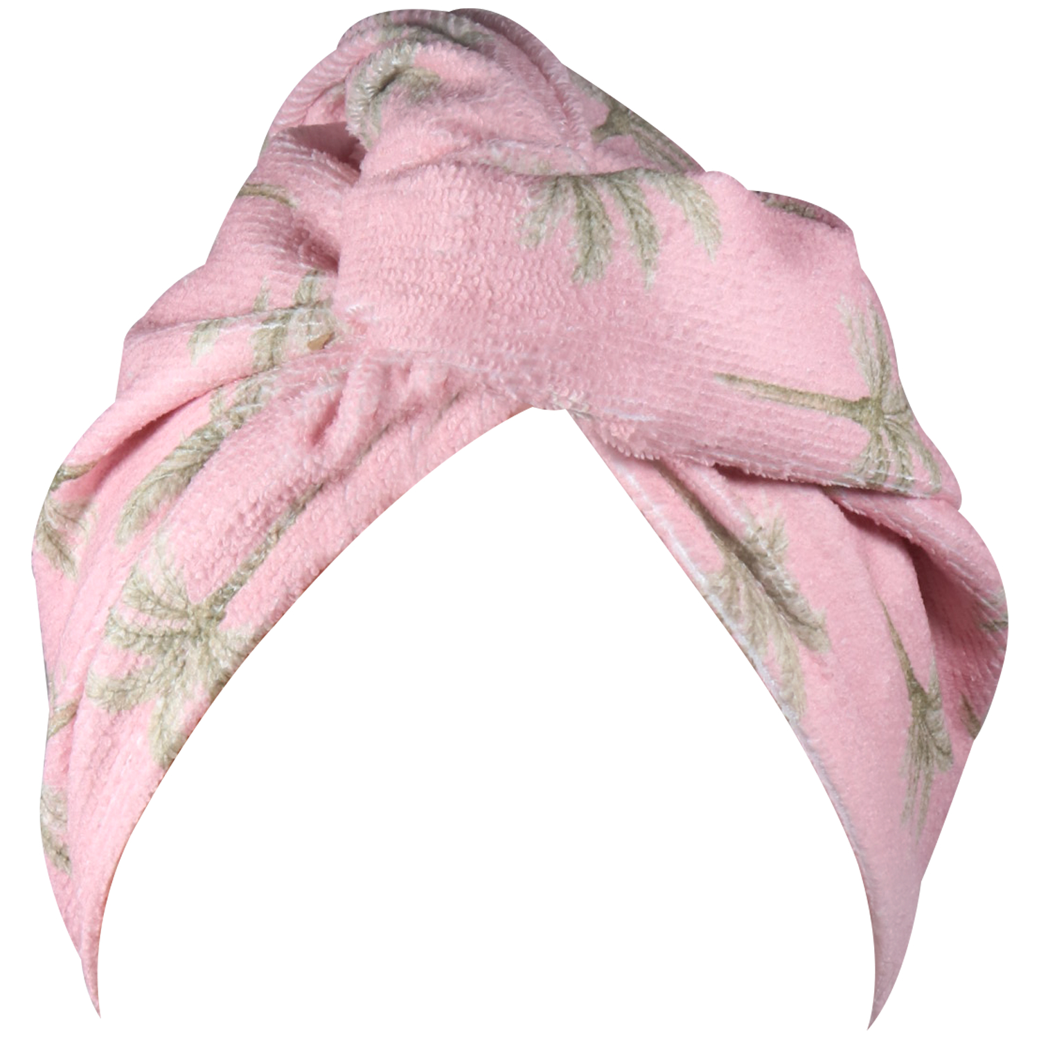 Wicked Sista Turban Hair Towel Island Palm 1 each - Image 1
