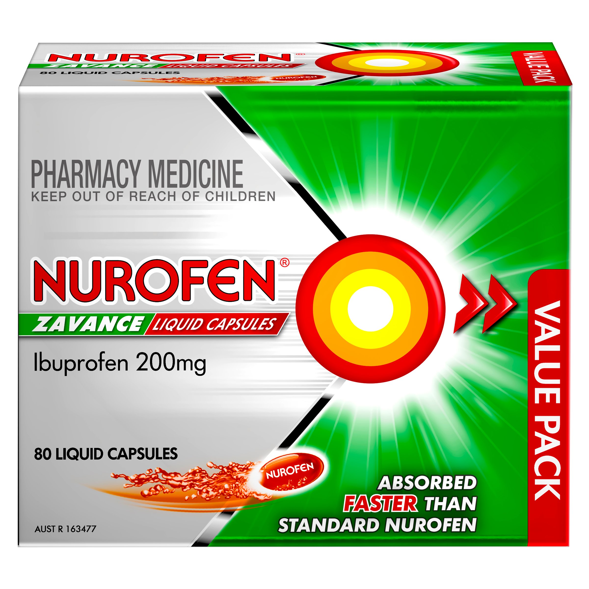 Nurofen Zavance 200mg - 80 liquid capsules - Image 12