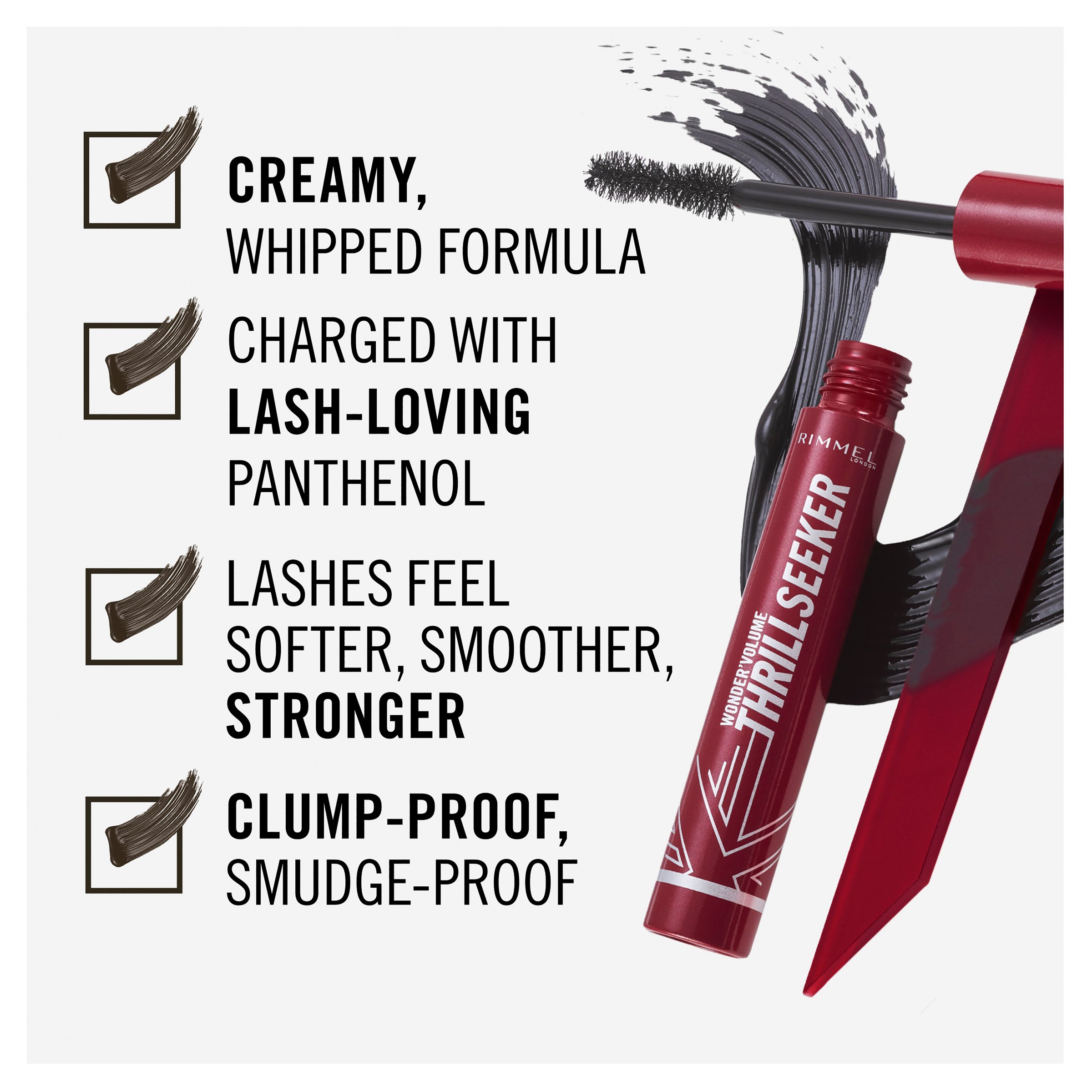 Rimmel Wonder Volume Thrill Seeker Mascara Black Brown 1 each - Image 6