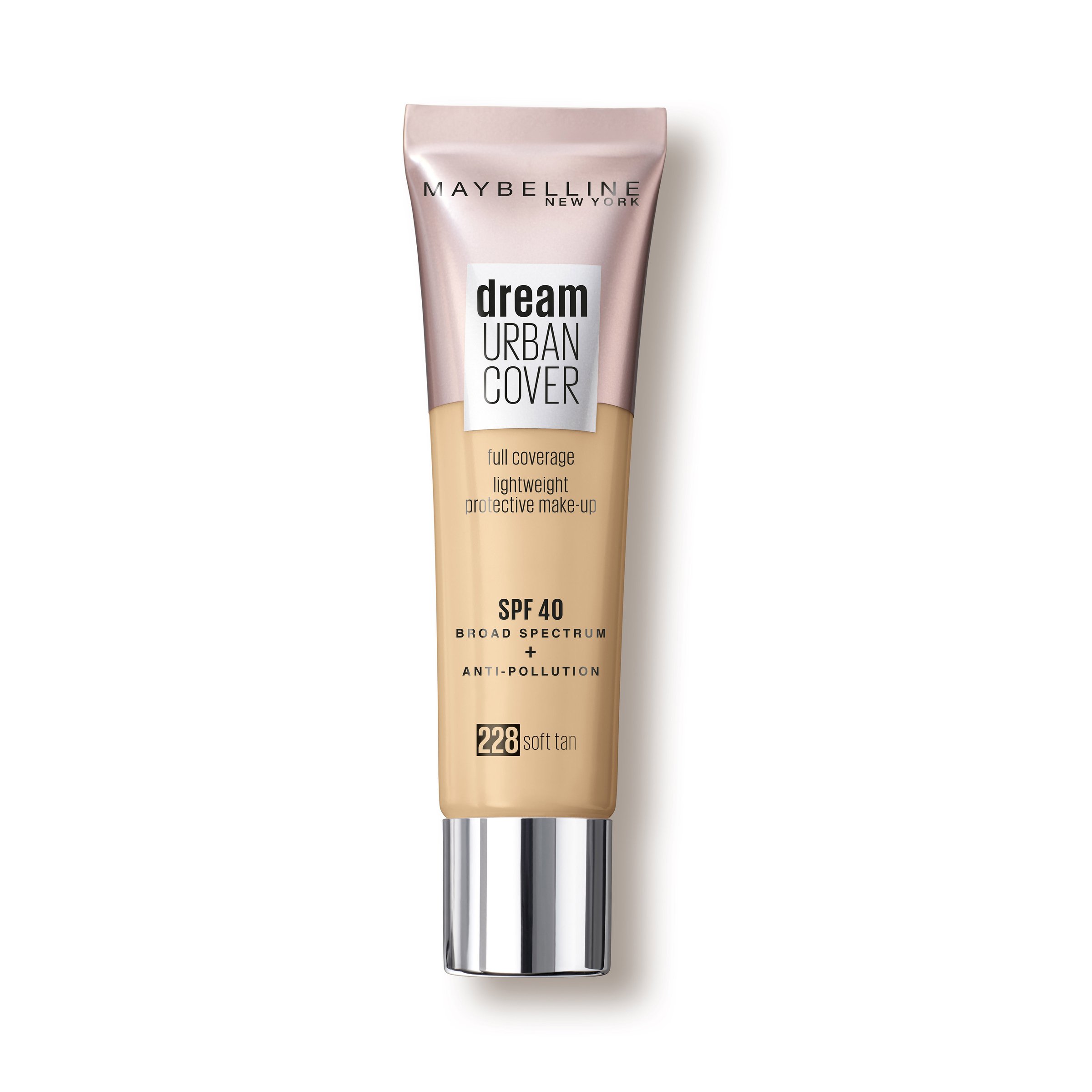 Maybelline Dream Urban Cover Foundation Soft Tan 121ml - Image 1