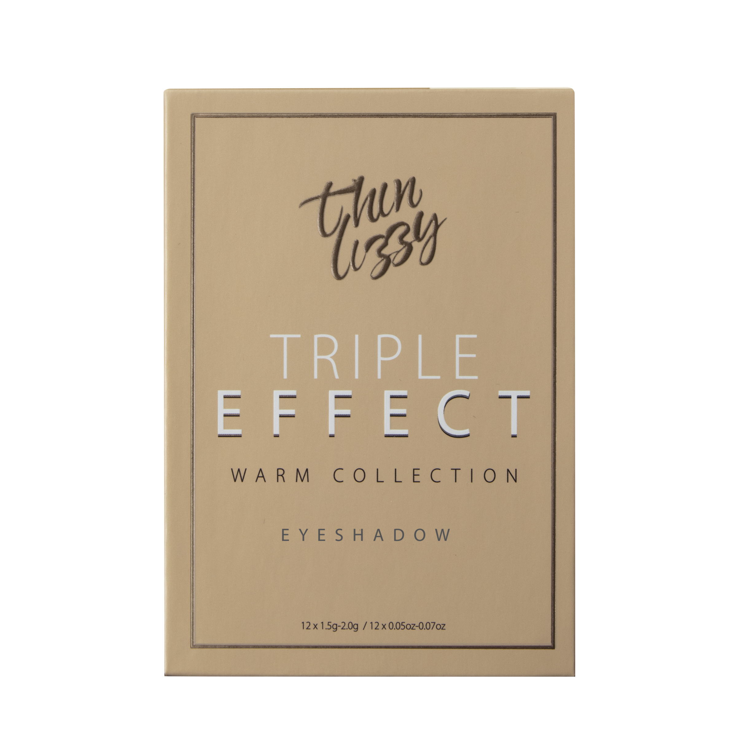 Thin Lizzy Triple Effect Eyeshadow Palette Warm 1 each - Image 3