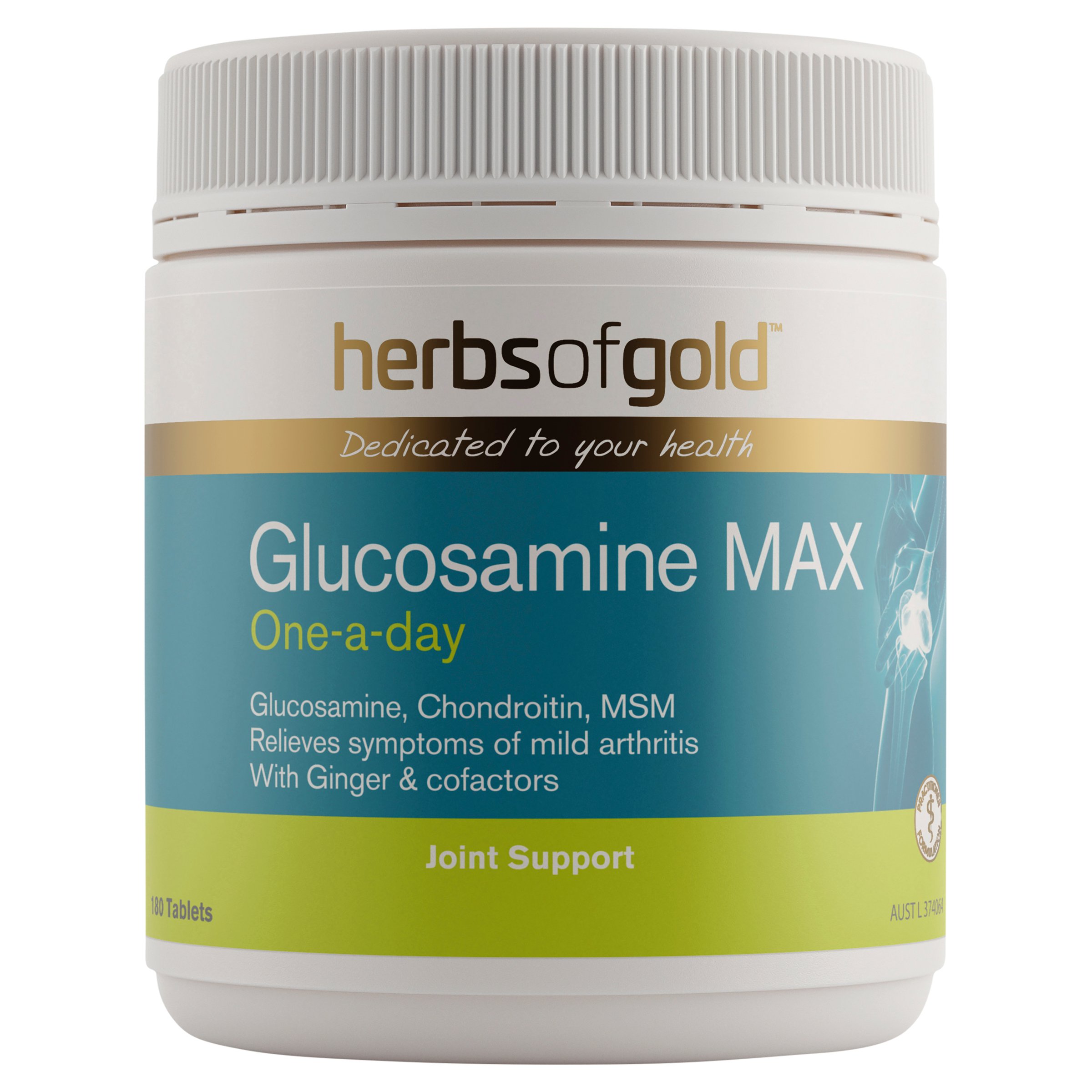 Herbs of Gold Glucosamine Max 180 tablets - Image 1