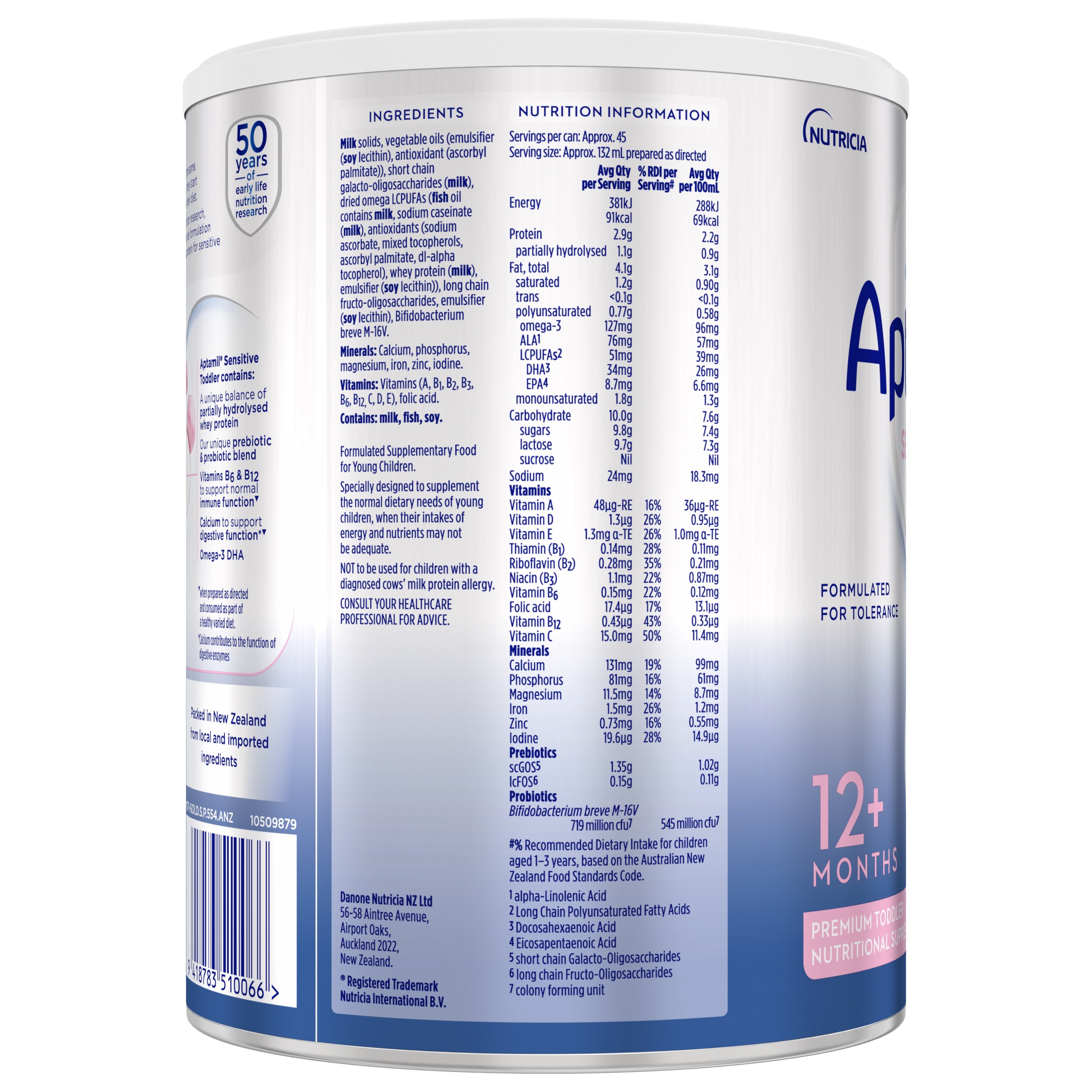 Aptamil Sensitive Stage 3 - 900g - Image 4