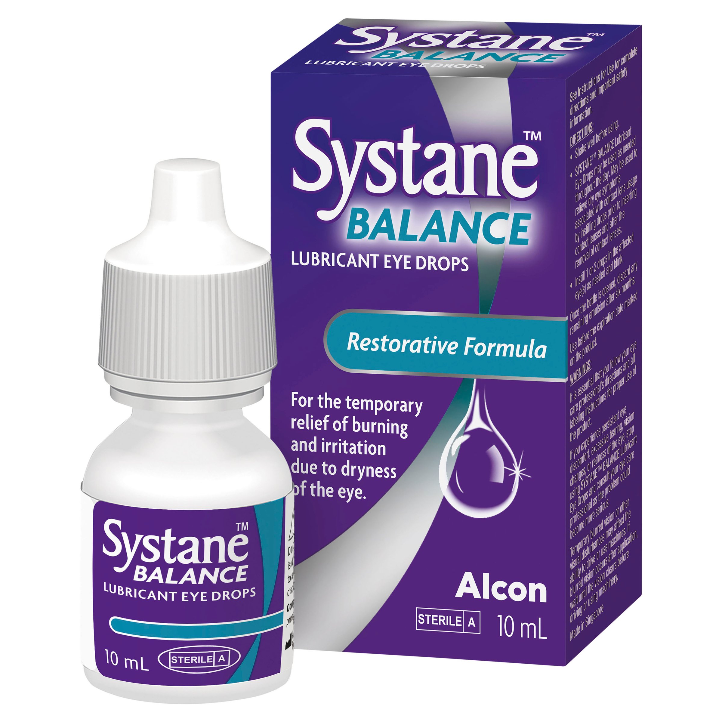 Systane Balance Lubricant Eye Drops 10ml - Image 2
