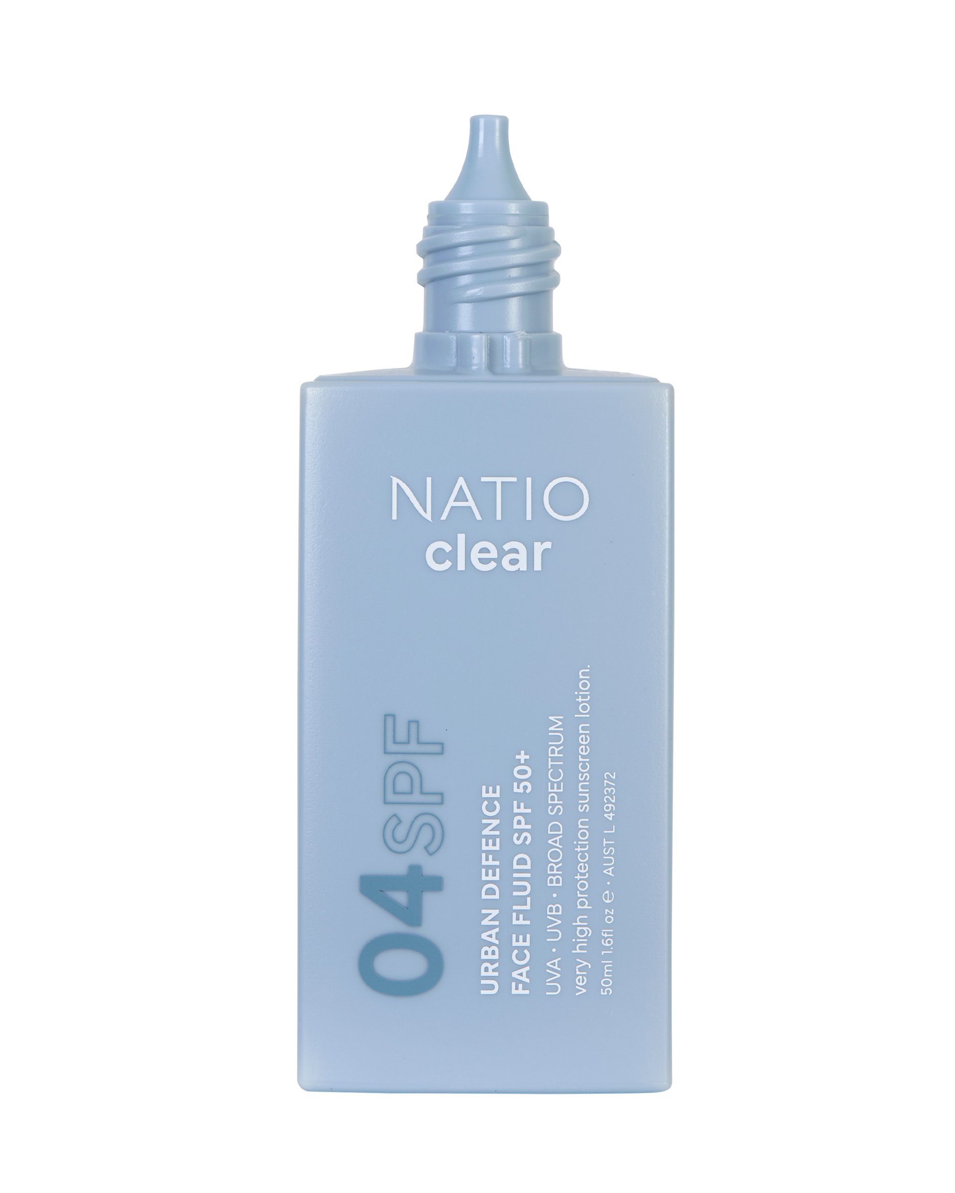 Natio Clear Urban Defence Face Fluid SPF 50 50ml - Image 3